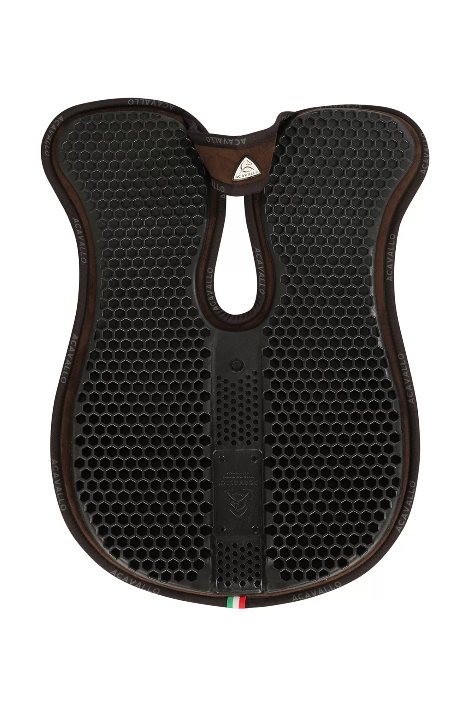 Shop acavallo Hexagonal Gel Pad In Memory Foam, Schoft Vrij, Backriser Brown