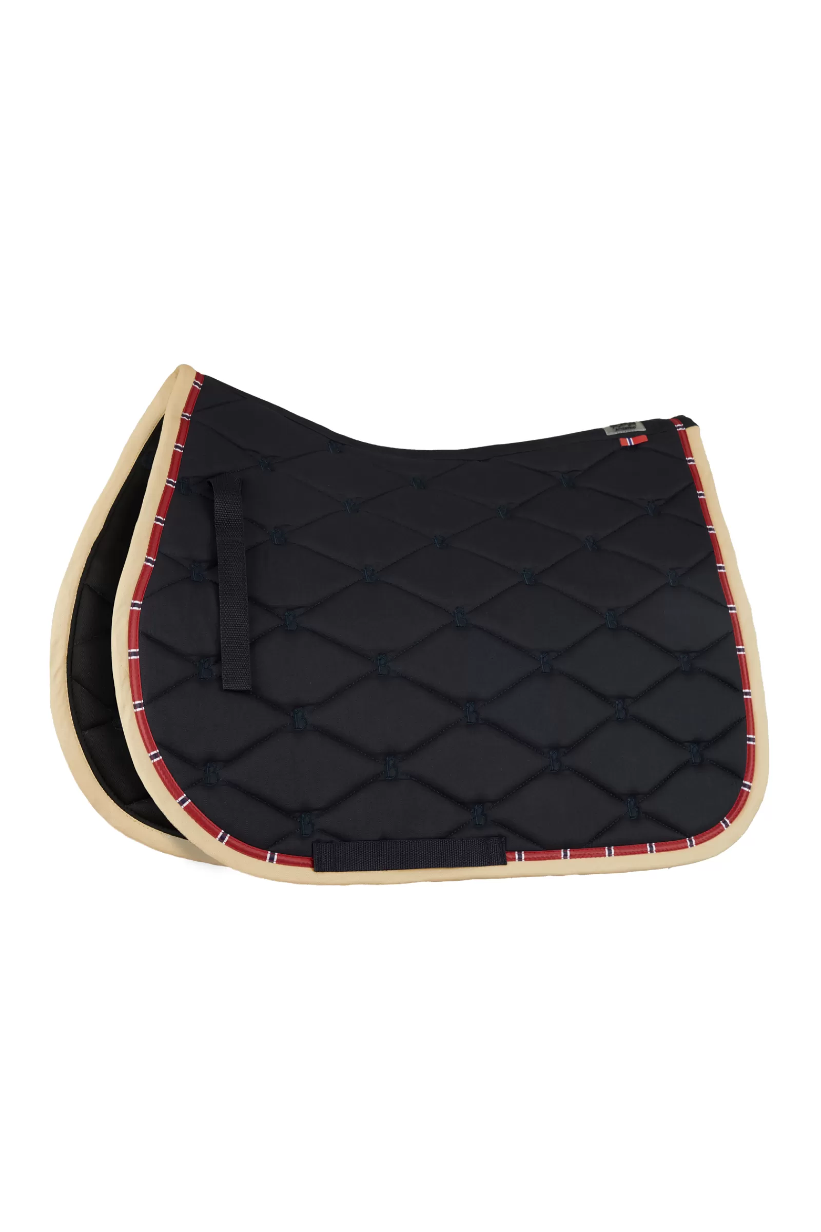 Cheap bvertigo B Vertigo Amory Dressuurzadeldek Met Een Monogram Borduursel Dark Navy