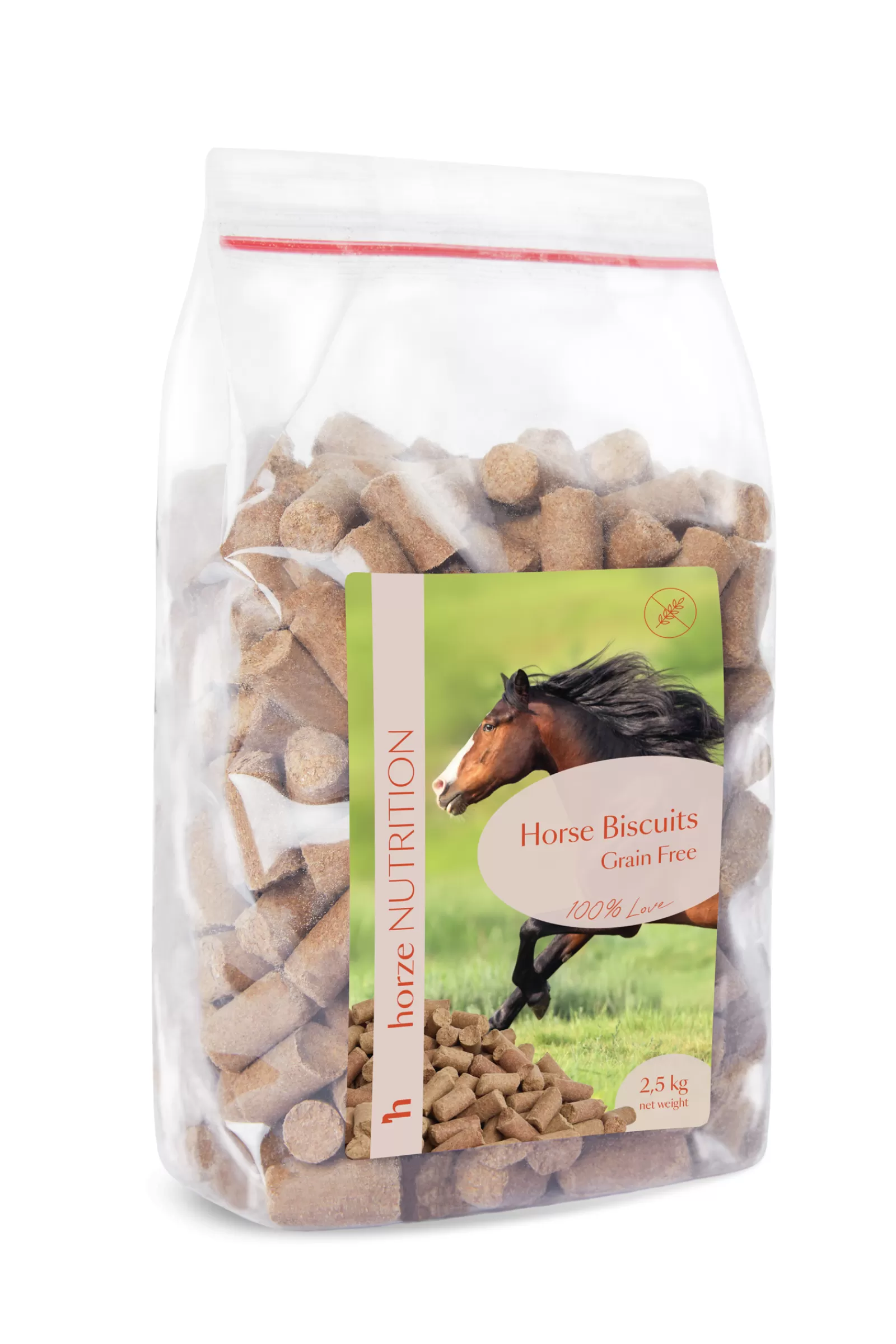 Fashion * Biscuits Graanvrij, Paardensnoepjes, 2,5 Kilo Ndb