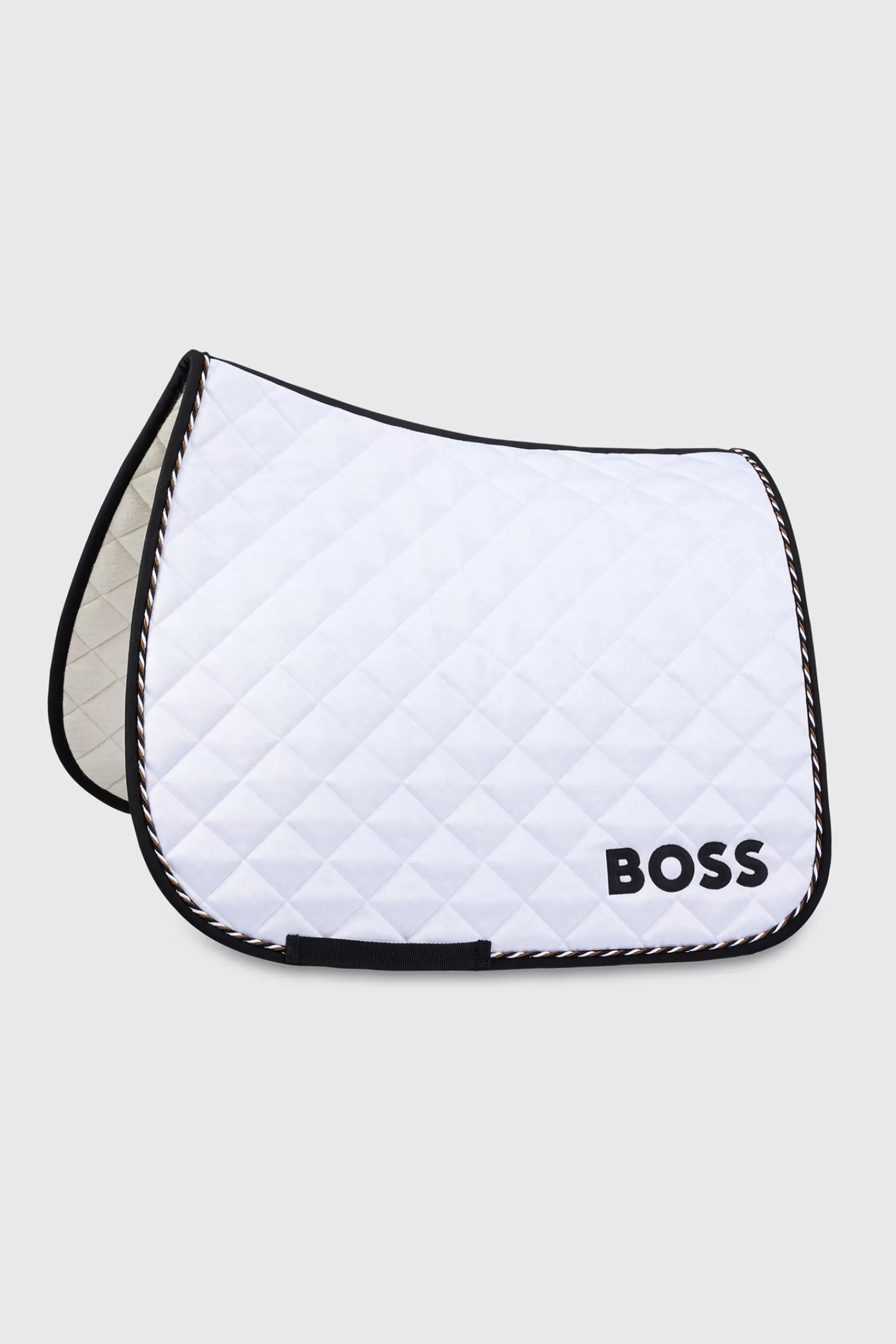 Cheap boss Monogram Dressuurzadeldek White