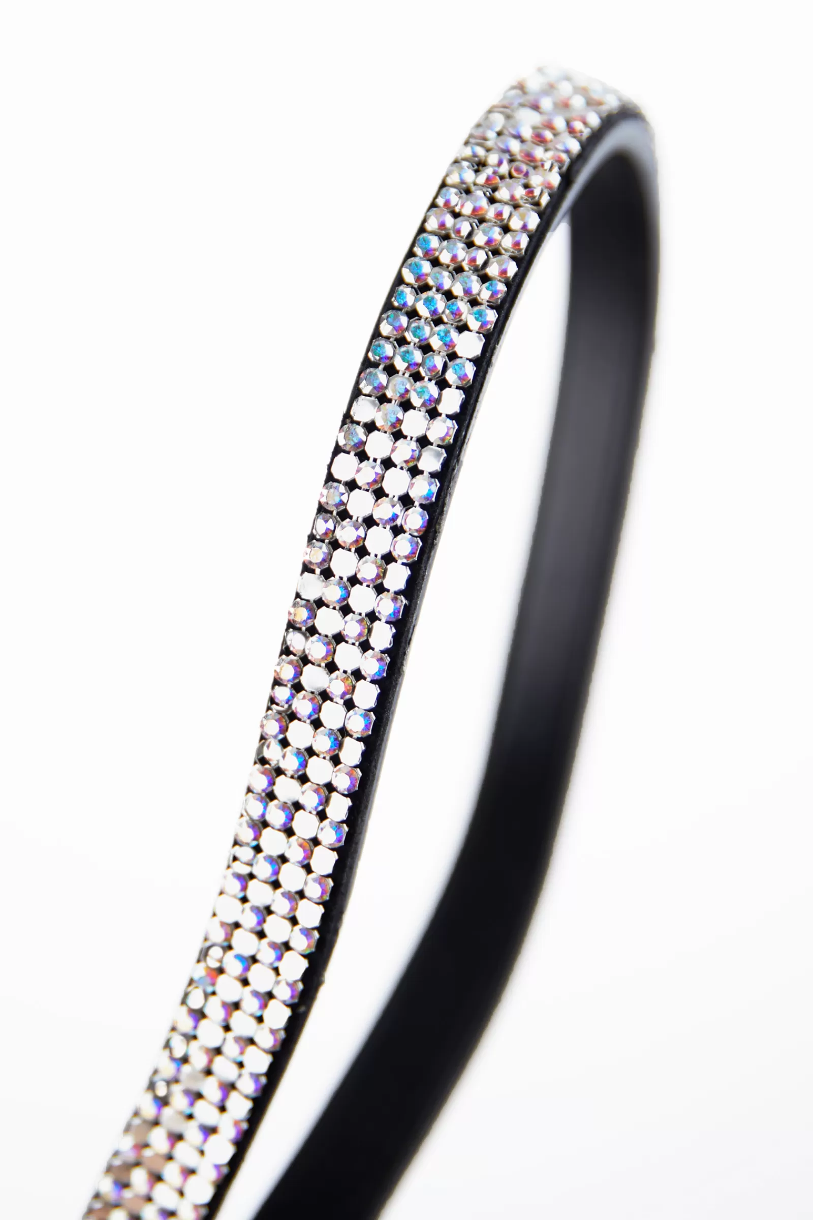 Fashion * Cartagena Frontriem Met Swarovski Kristallen Black
