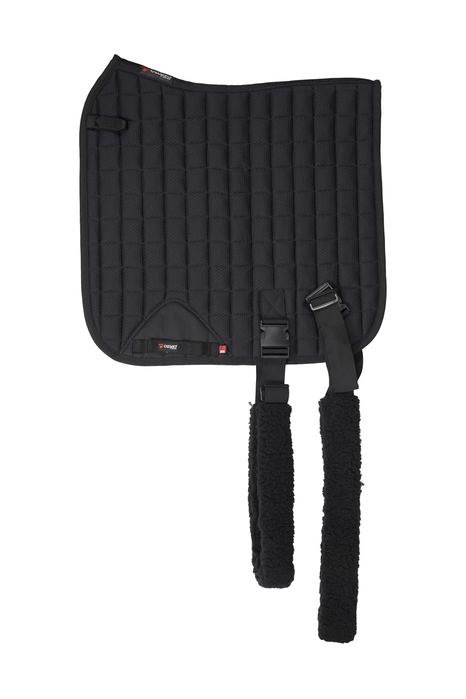 Outlet catago Fir-Tech Dressuurzadeldek Met Elastiek Black