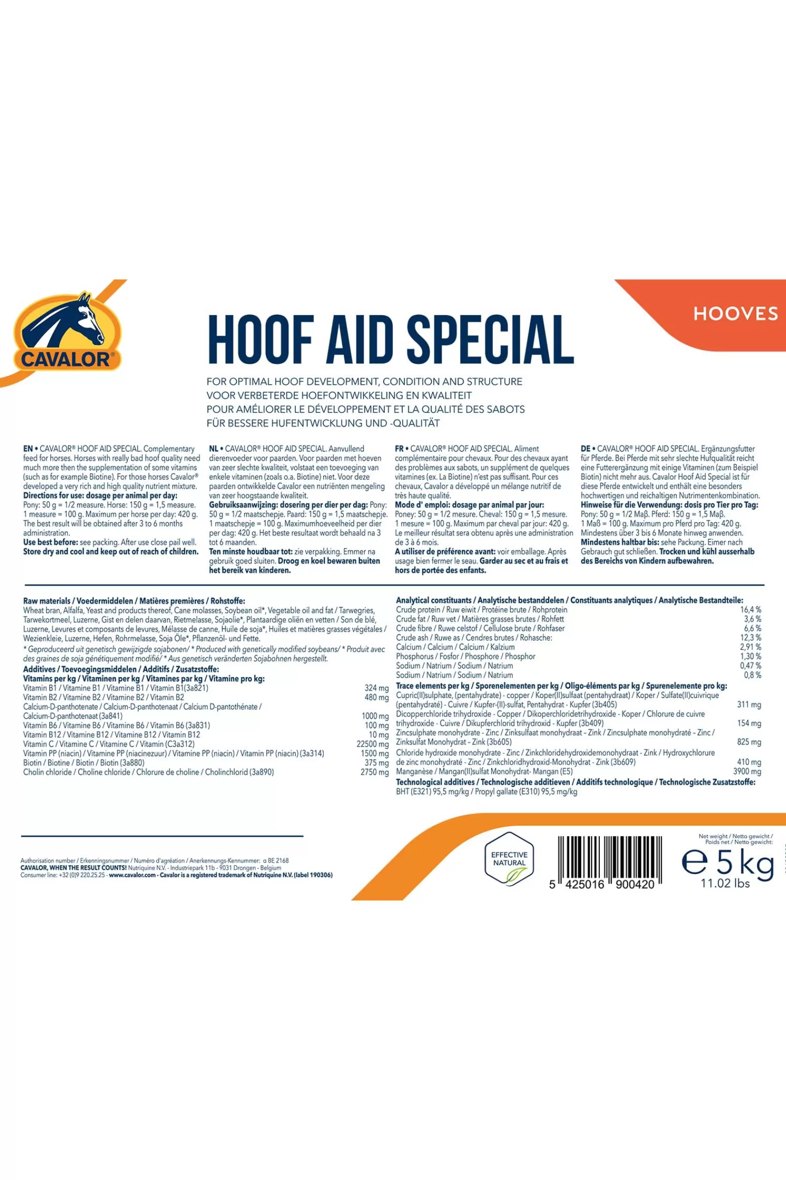 Discount cavalor Hoof Aid Special, 5 Kg Niet Gespecificeerd