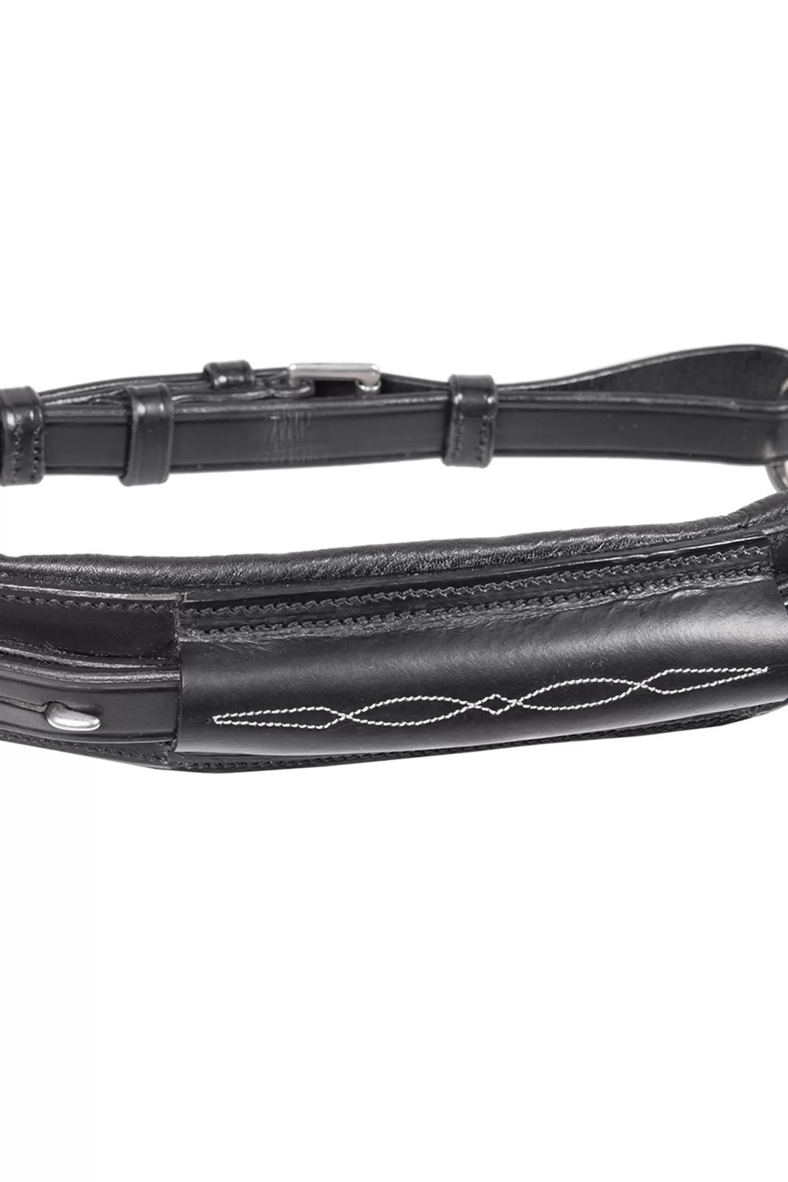 Flash Sale fra Aram Hackamore (System 2) Leder, Kaakriemen, Met Scharen Black