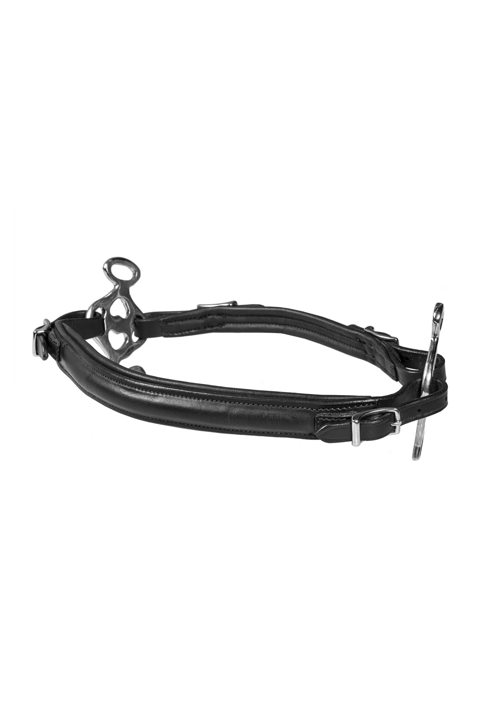 Discount fra Calli Hackamore Hoofdstel (System 2) Met Keelriemen, Scharen & Teugel Black