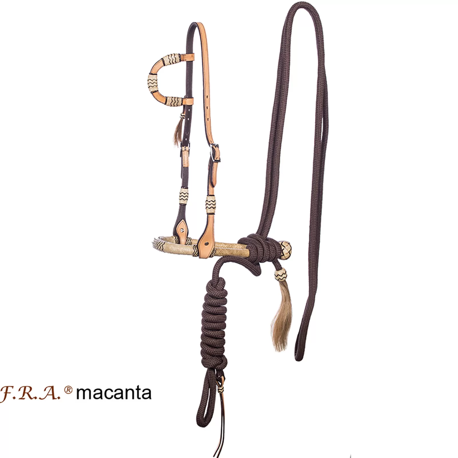 Shop fra F.R.A. Macanta Compleet Bosal Hoofdstel (System 2) Natural