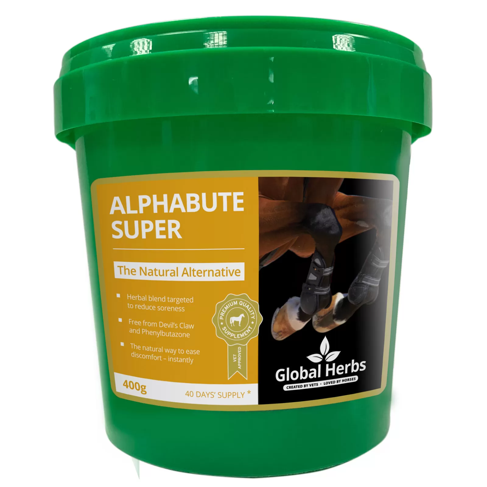 New globalherbs Global Herbs Alphabute Super 400G Niet Gespecificeerd