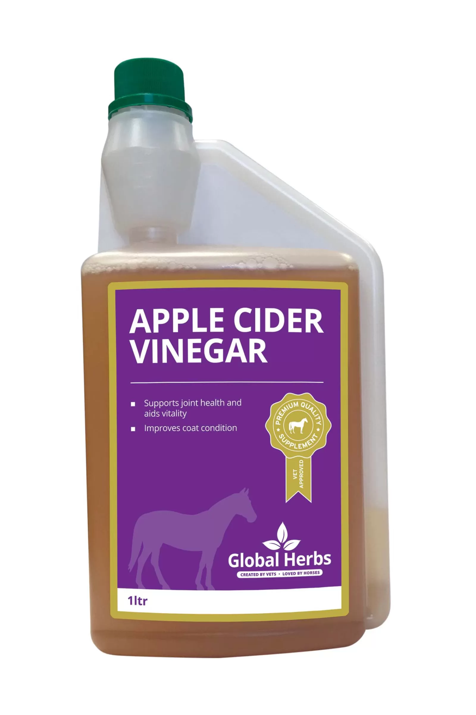 Discount globalherbs Global Herbs Appelazijn, 1 Lter - Voor Paarden Niet Gespecificeerd