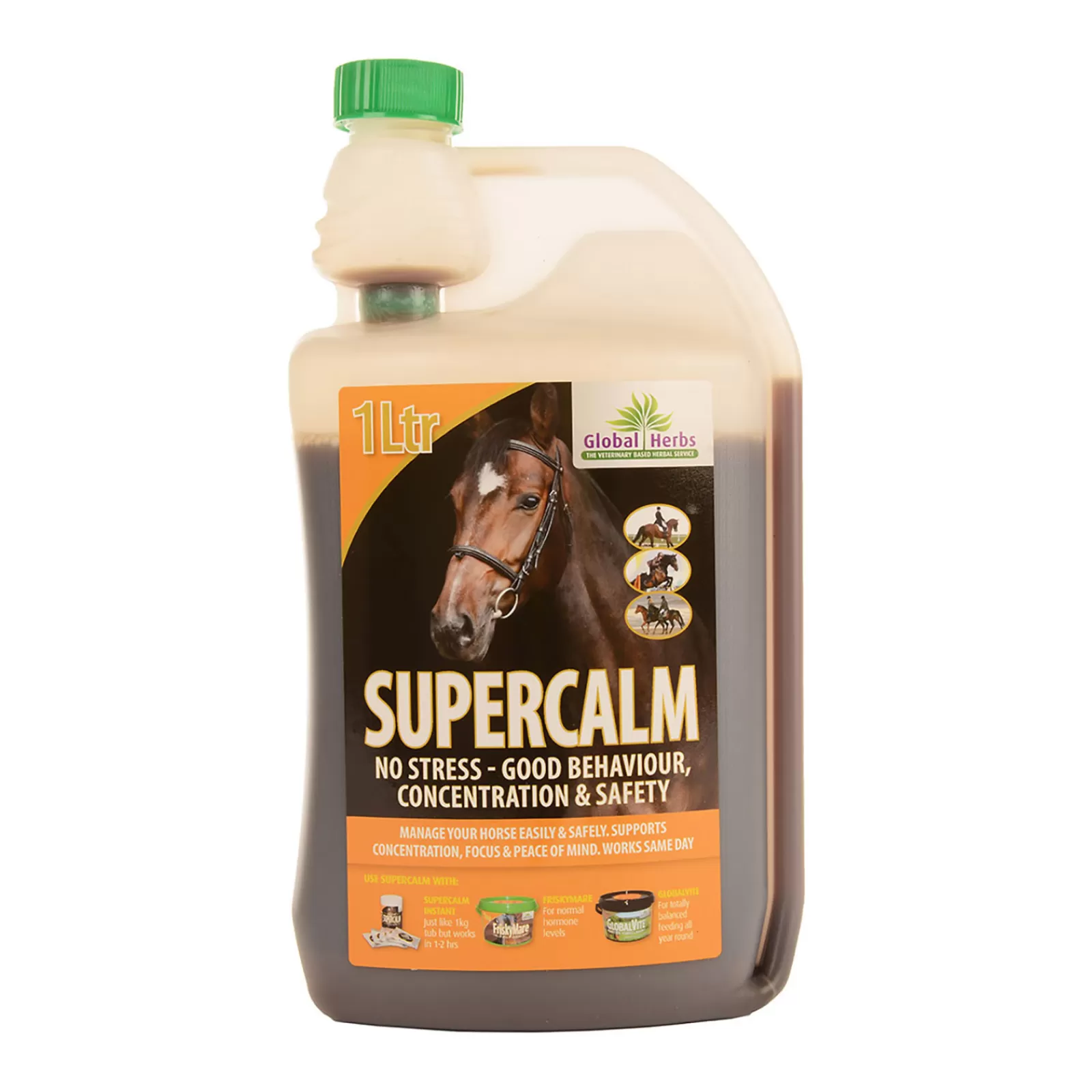 Sale globalherbs Global Herbs Supercalm, Vloeibaar, 1 Liter Niet Gespecificeerd