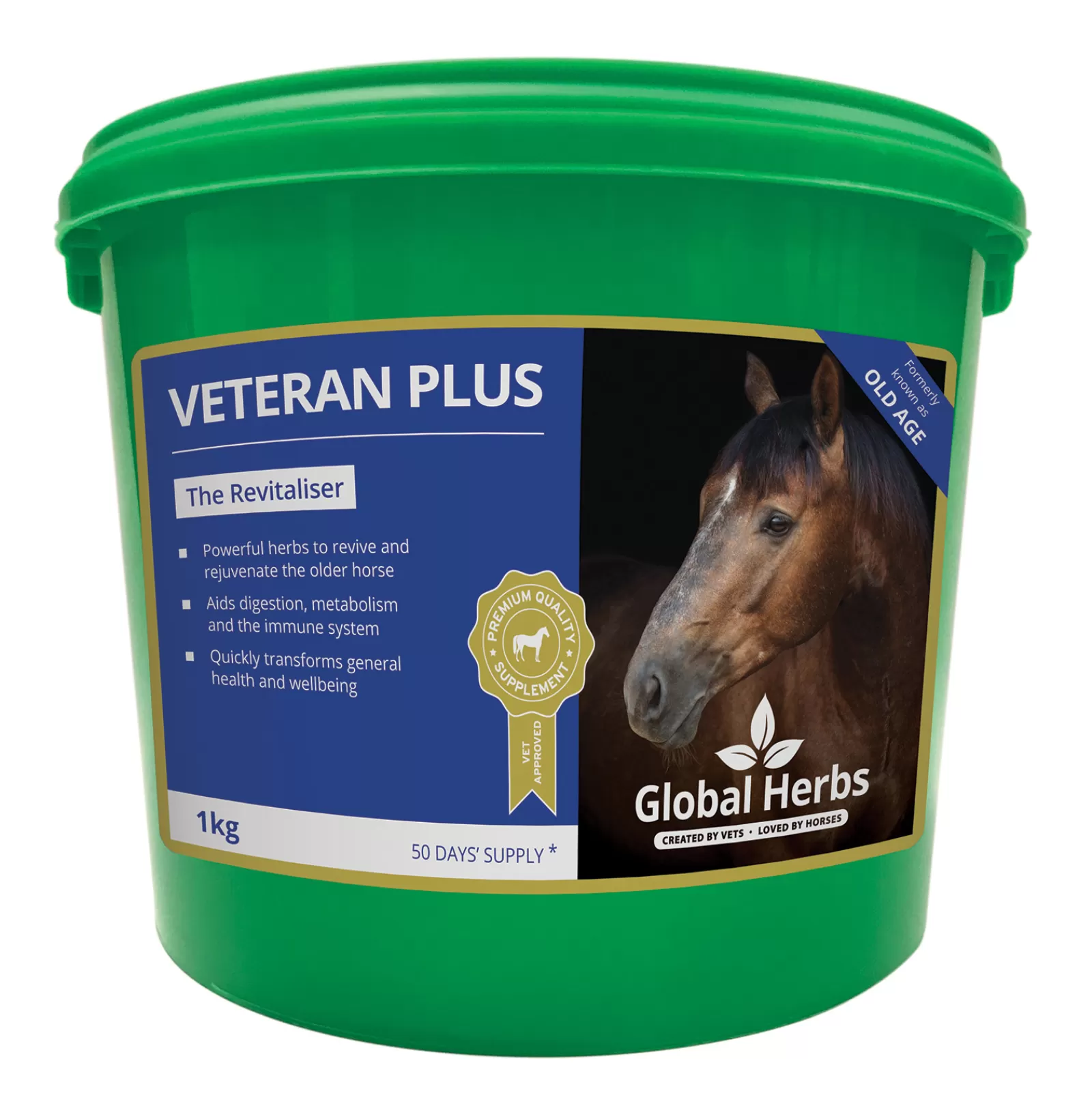 Hot globalherbs Global Herbs Veteran Plus 1Kg Niet Gespecificeerd