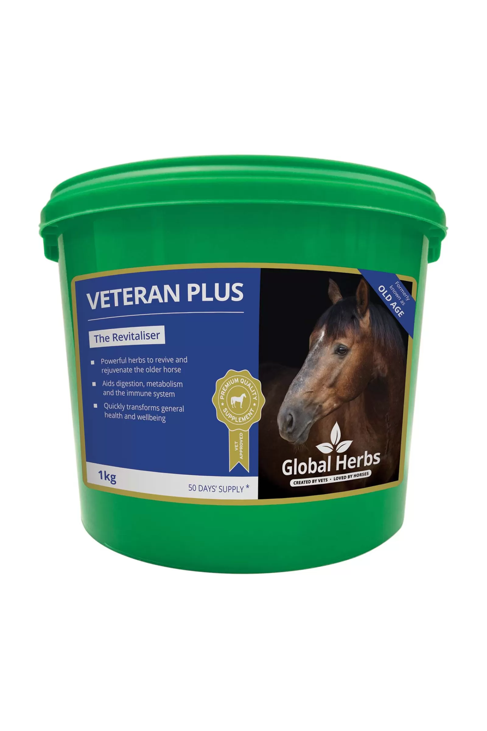 Hot globalherbs Global Herbs Veteran Plus 1Kg Niet Gespecificeerd