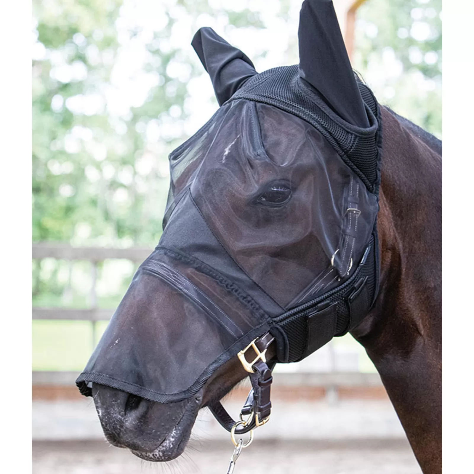 harryshorse Harry'S Horse Fly Mask Flyshield With Nose- Vliegenmaskers & Vliegenfrontriemen