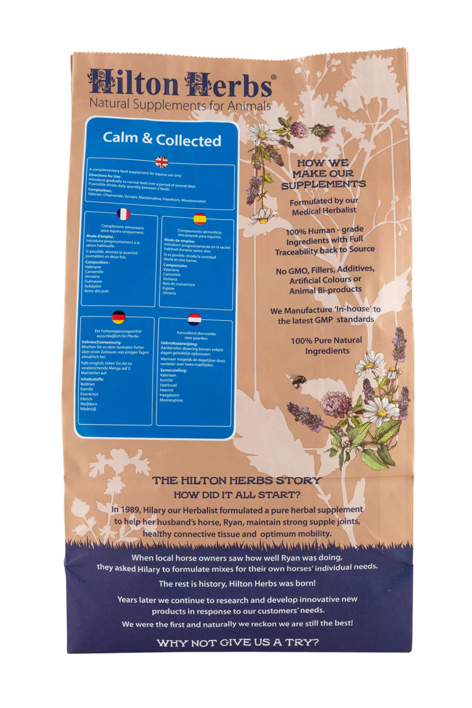 Store hiltonherbs Hilton Herbs Calm & Collected – Temperamend, 1Kg Niet Gespecificeerd