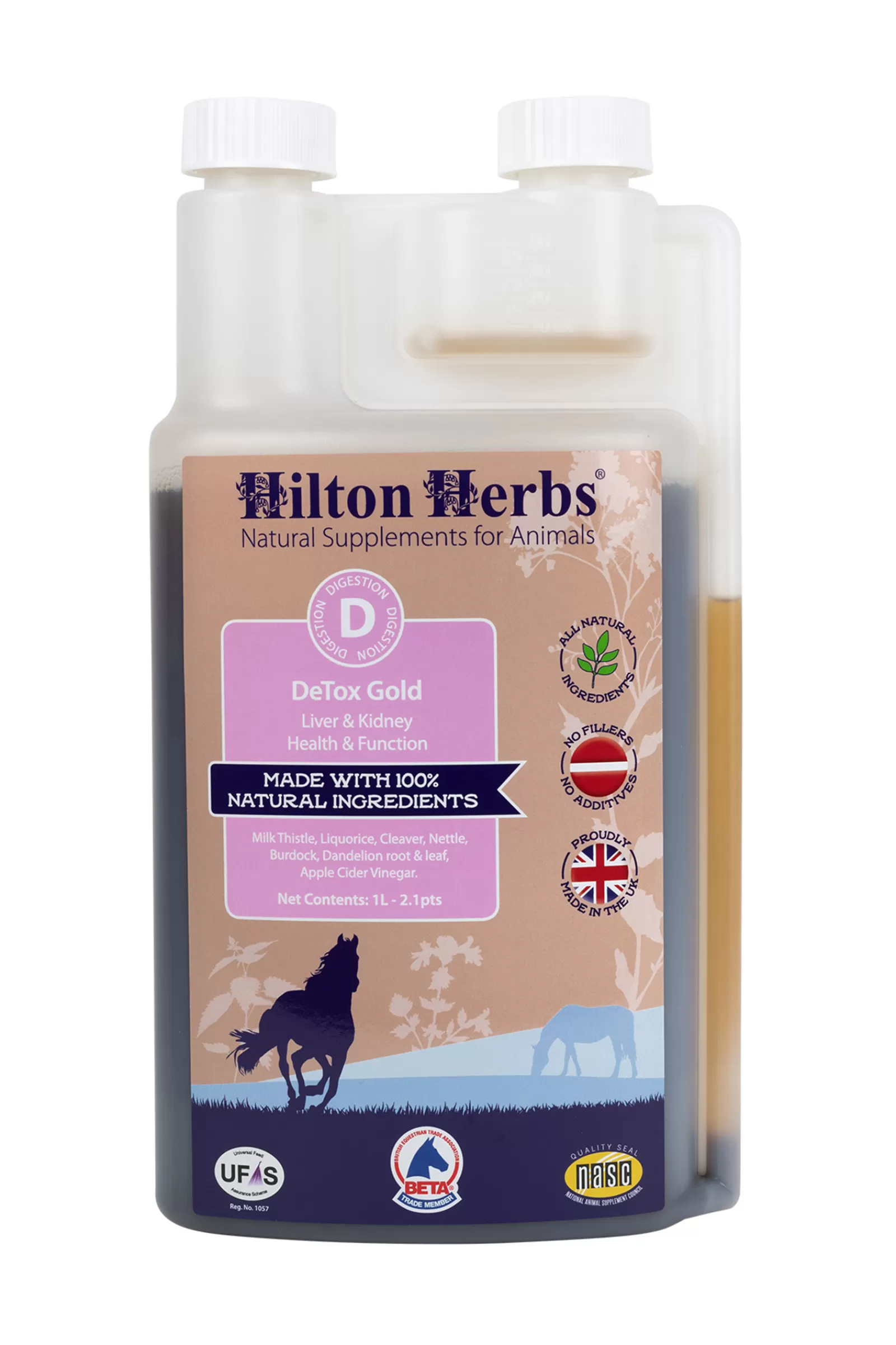 Discount hiltonherbs Detox Gold, 1 L Niet Gespecificeerd