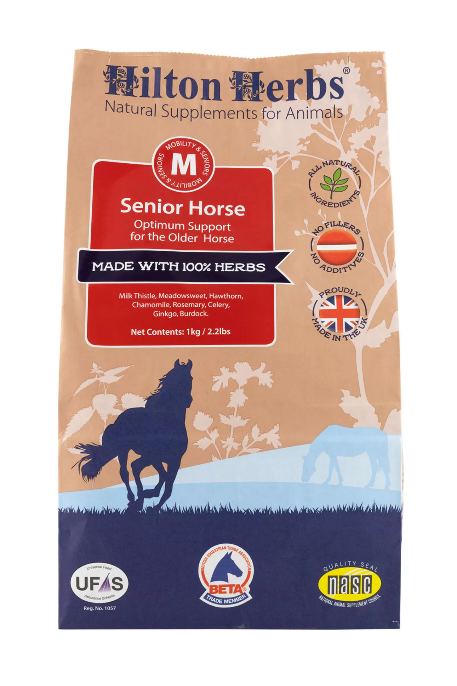 Shop hiltonherbs Senior Horse Container 1Kg Niet Gespecificeerd