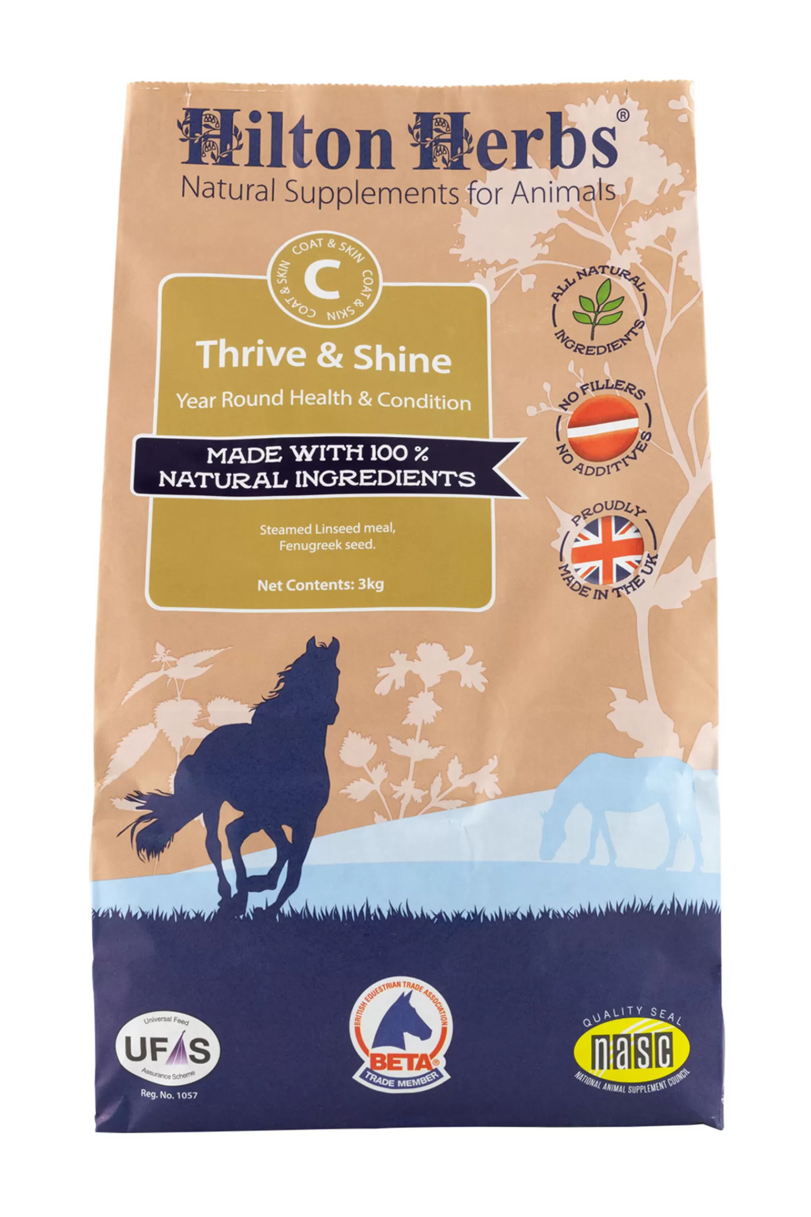 Shop hiltonherbs Thrive & Shine, Container 3 Kg Niet Gespecificeerd