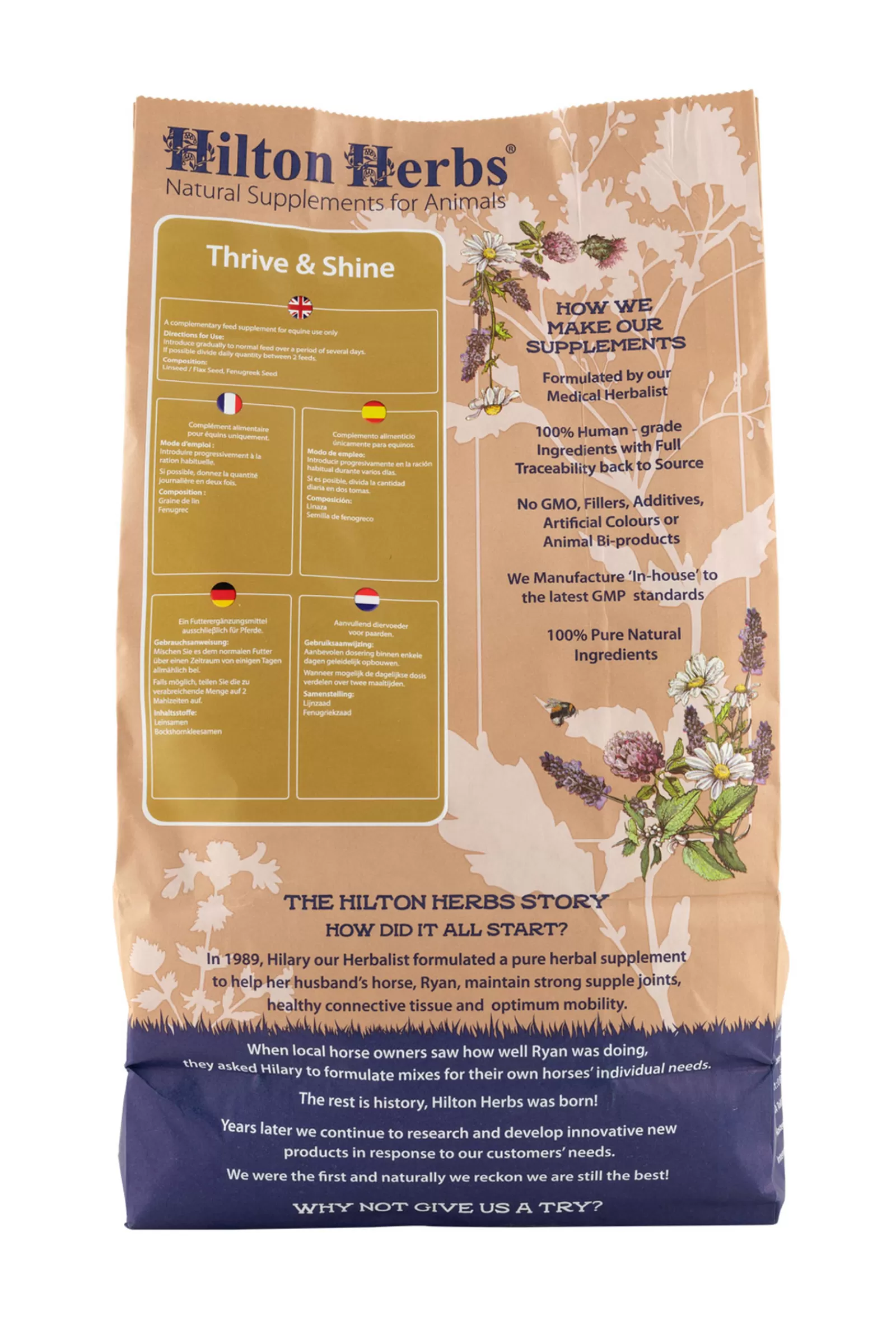 Shop hiltonherbs Thrive & Shine, Container 3 Kg Niet Gespecificeerd