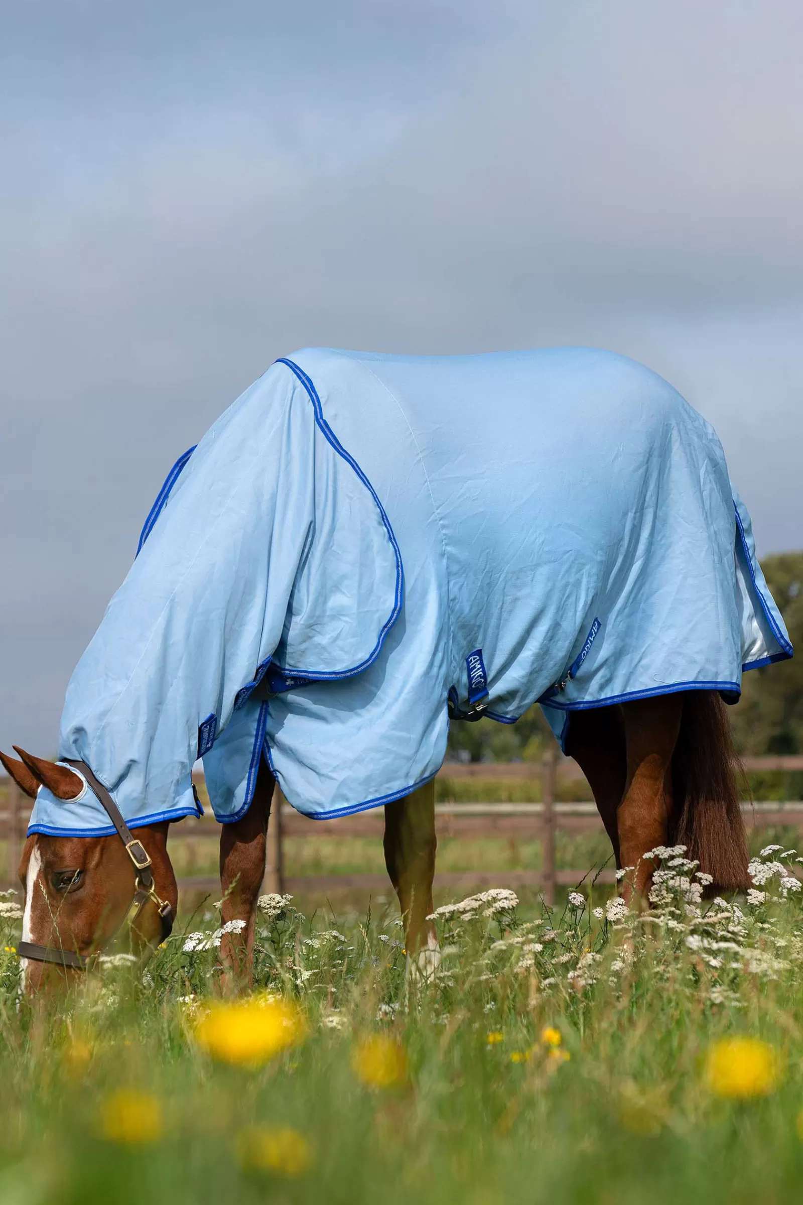 horseware Amigo Hoody Eczeemdeken Met Vaste Hals- Eczeemdekens