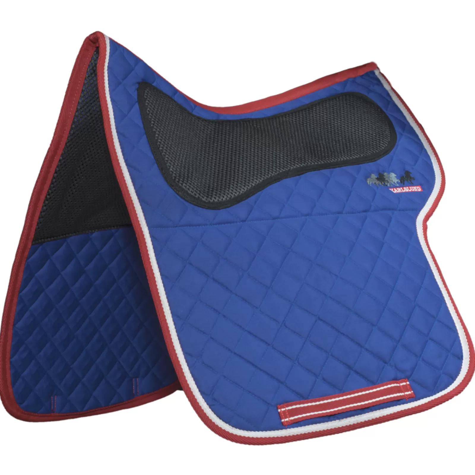 Store karlslund Zadeldek, Katoen Blue/White/Red