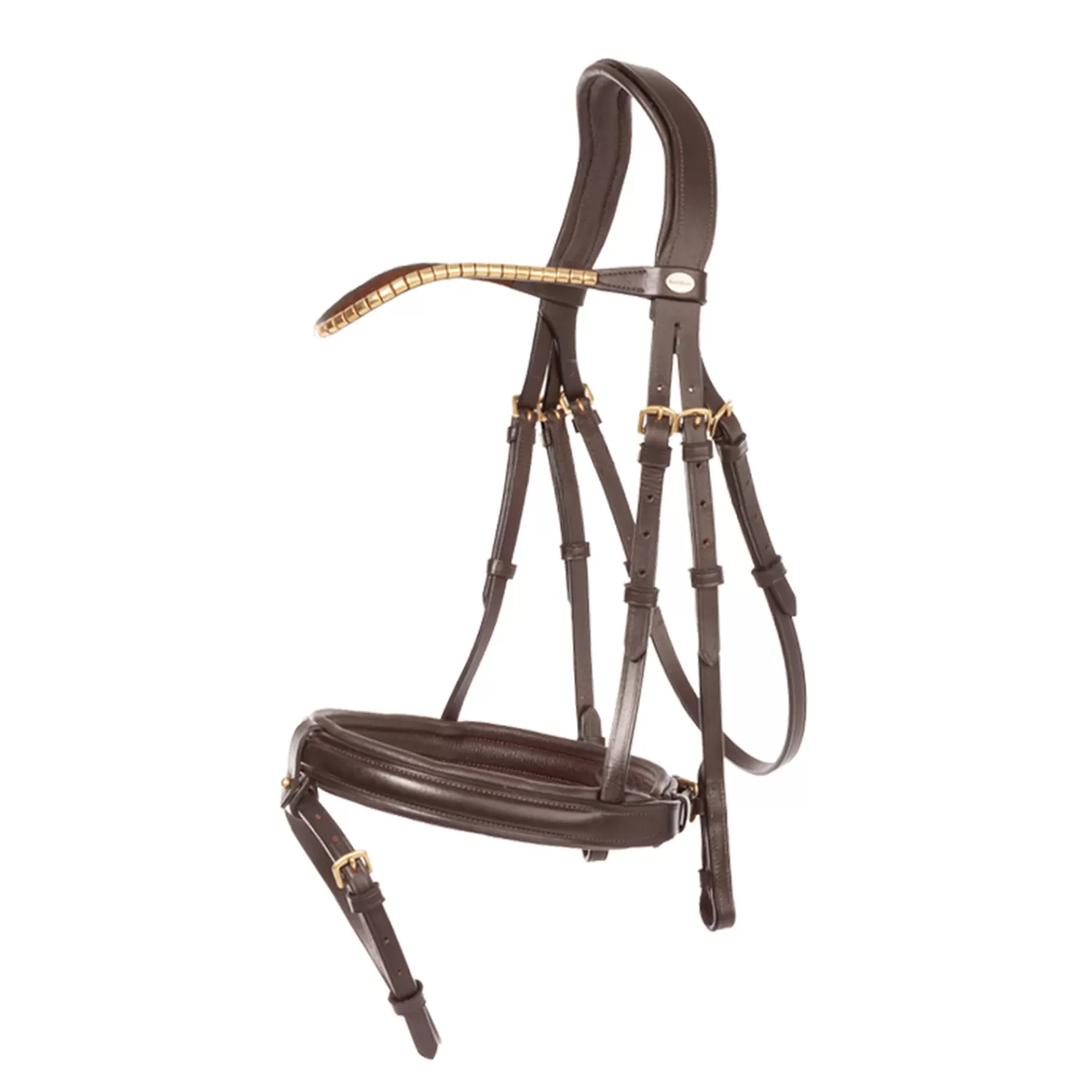 Discount kavalkade Clinchesse Bridle Brown/Brass