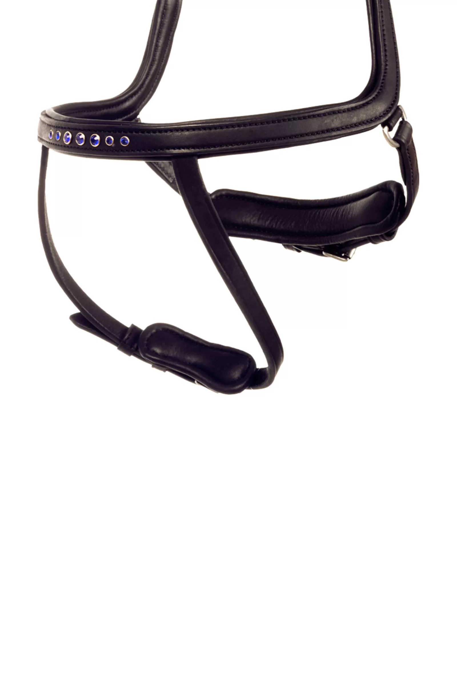 Fashion kavalkade Kongablar Ivy Noseband For Aradis Icelandic Bridle Black