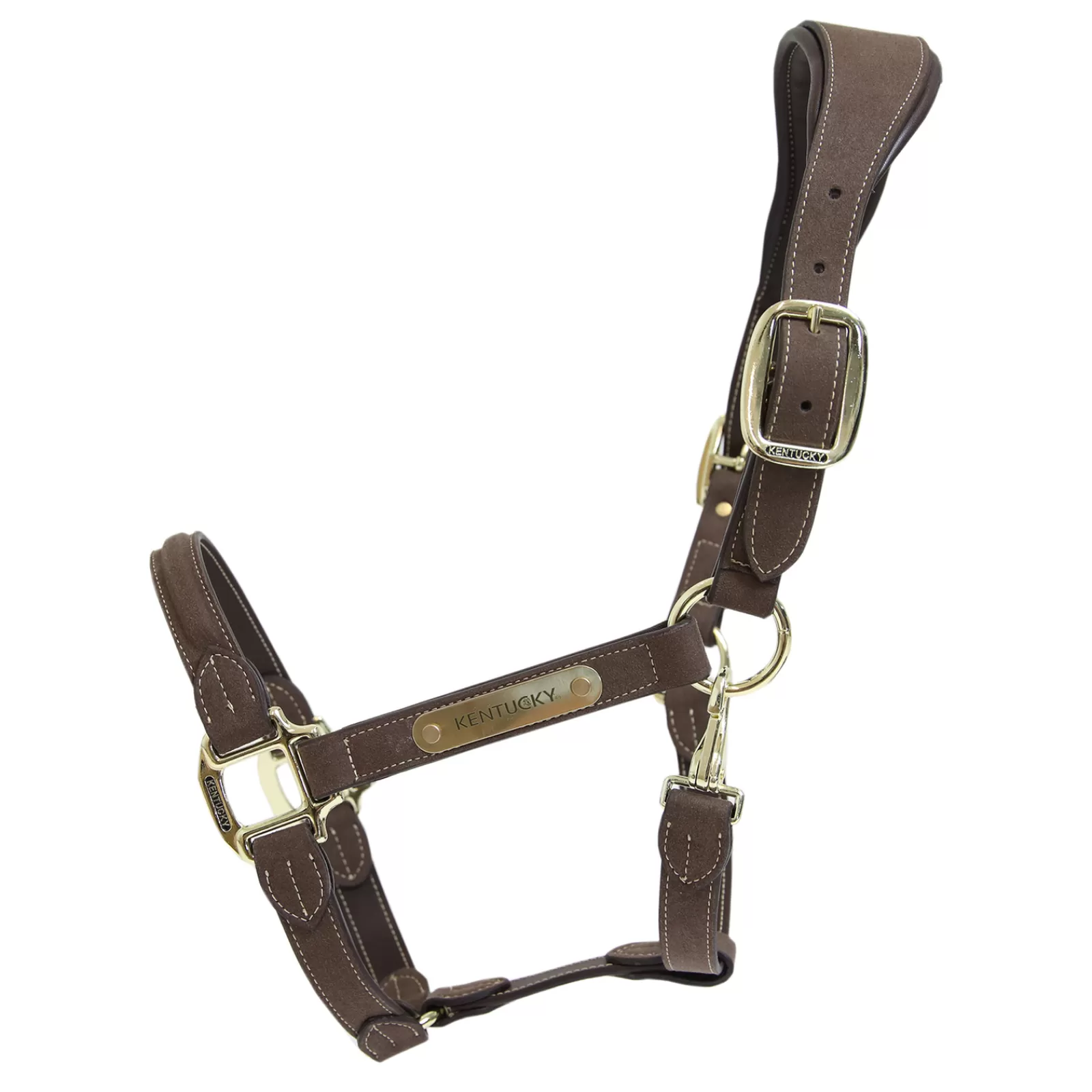 kentucky Horsewear Anatomisch Suede Halster- Halsters