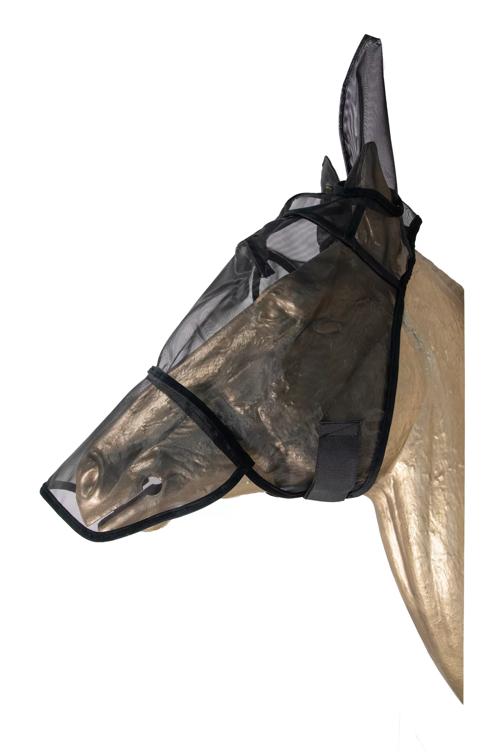 kentucky Horsewear Classic Vliegenmasker Met Oren En Neusflap- Vliegenmaskers & Vliegenfrontriemen