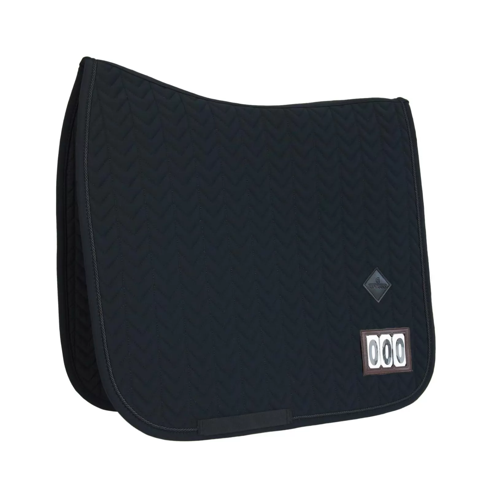 Clearance kentucky Horsewear Fishbone Competition Dressage Wedstrijd Zadeldoek Fishbone Dressuur Black