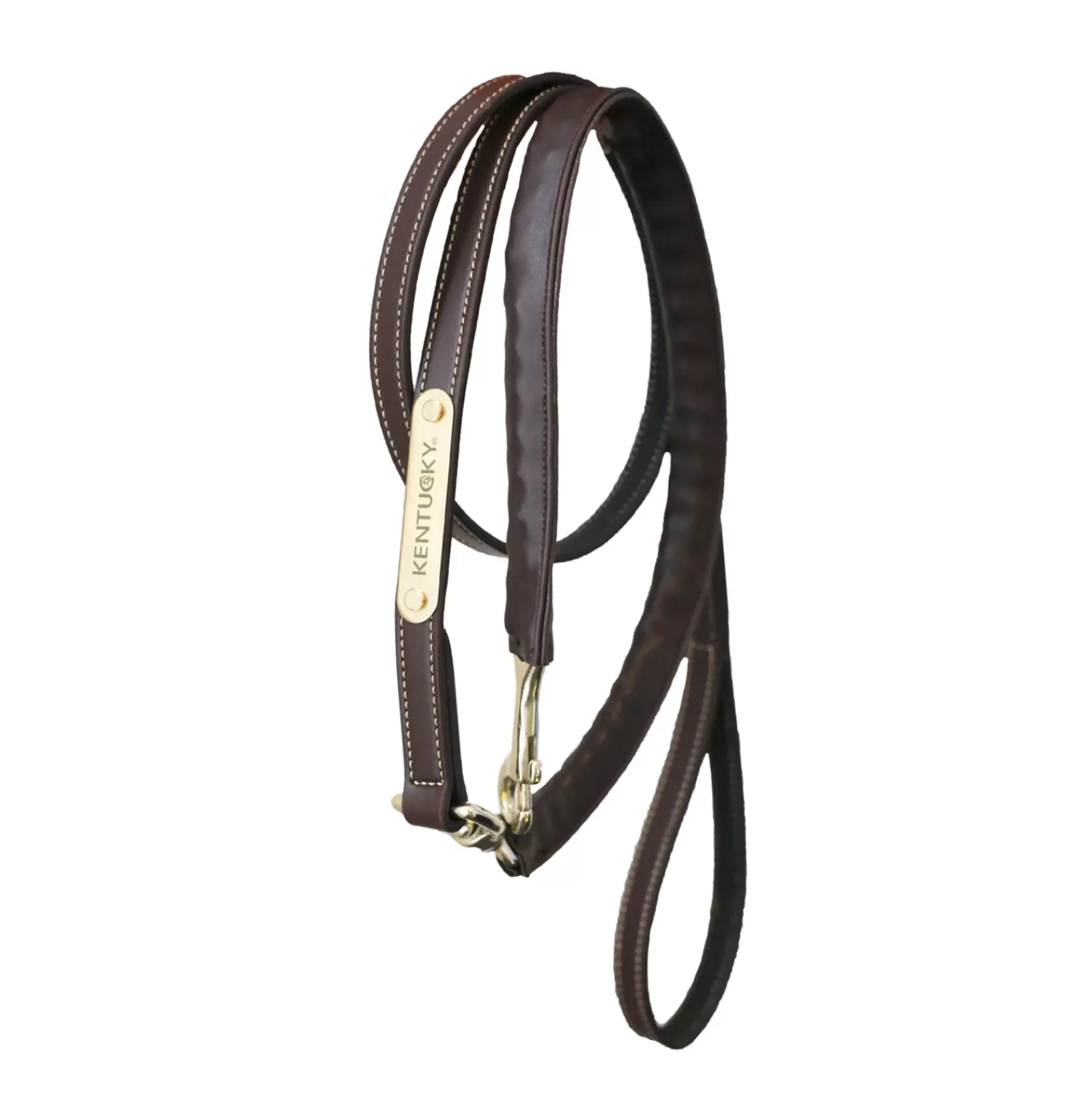 kentucky Horsewear Presentatielijn Met Leder Beklede Ketting- Halstertouwen