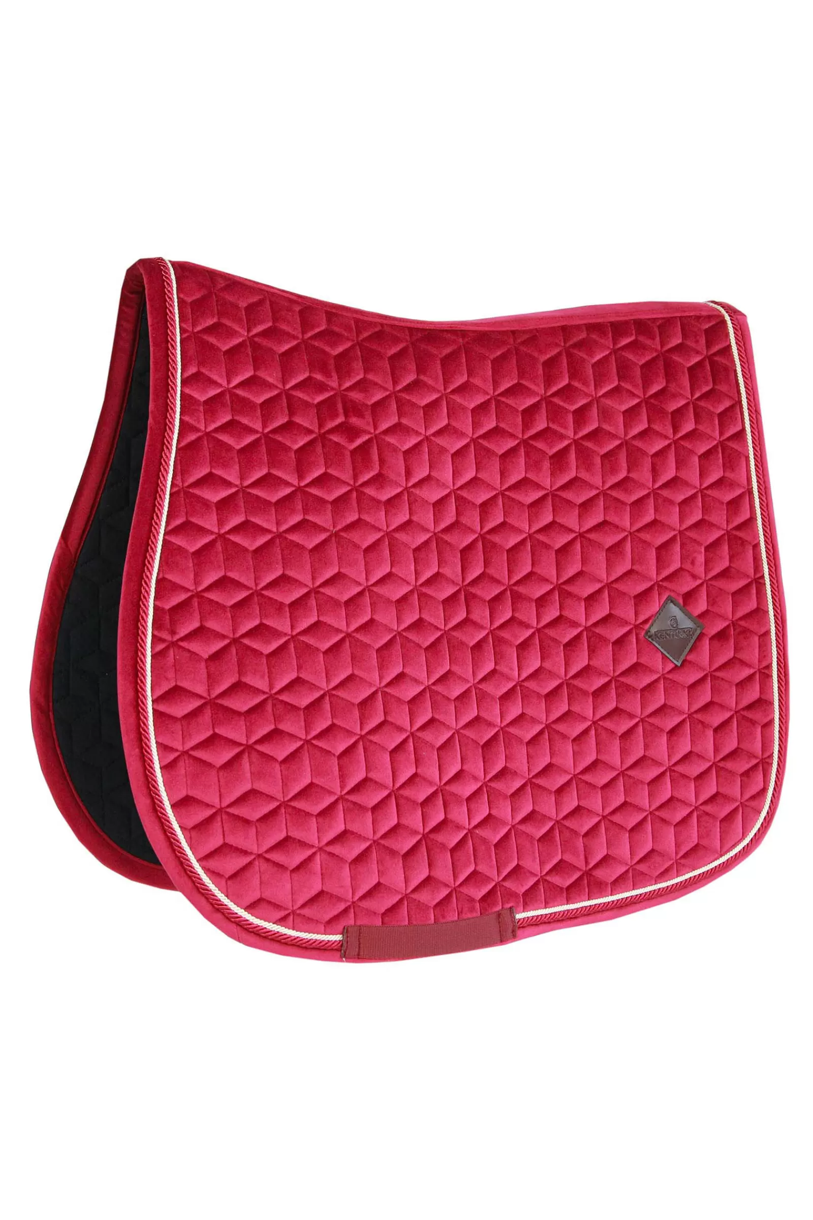 New kentucky Horsewear Saddle Pad Velvet Jumping Fuschia Rose