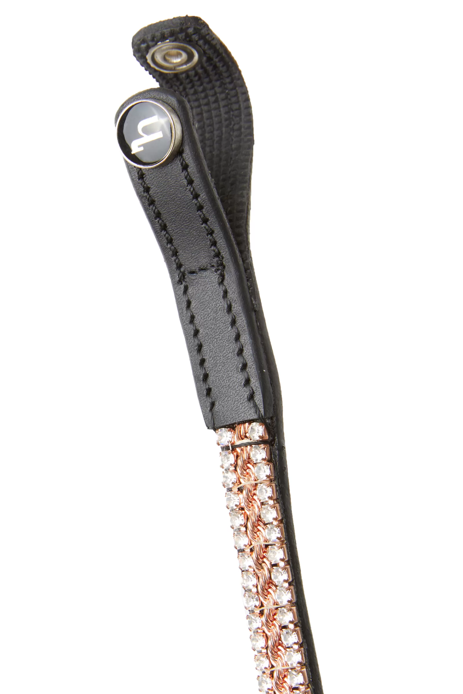 Sale * Nancy Crystal And Wire Frontriem Black/Rose Gold