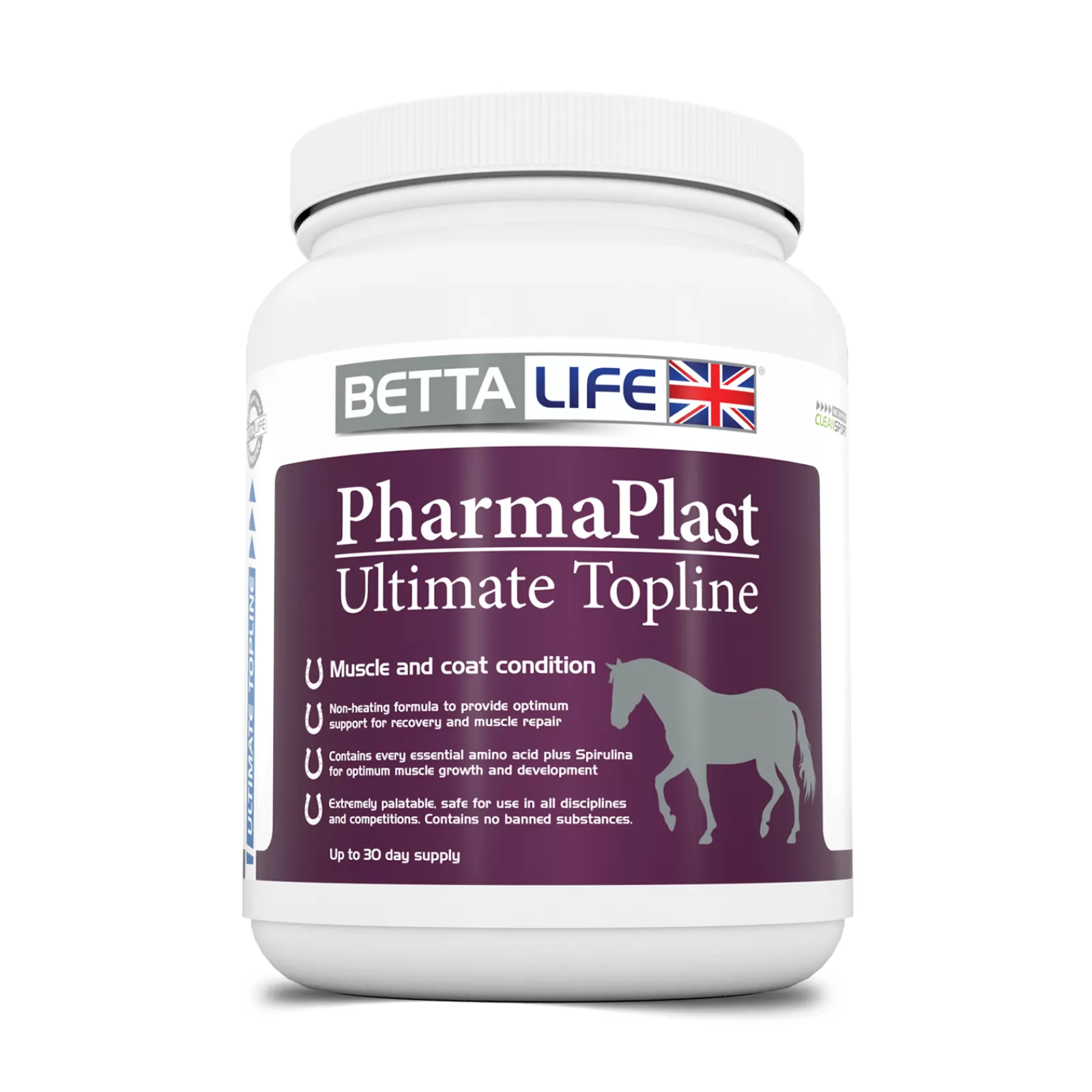 Hot bettalife Pharmaplast Ultimate Topline Equine Supplement, 750G Niet Gespecificeerd