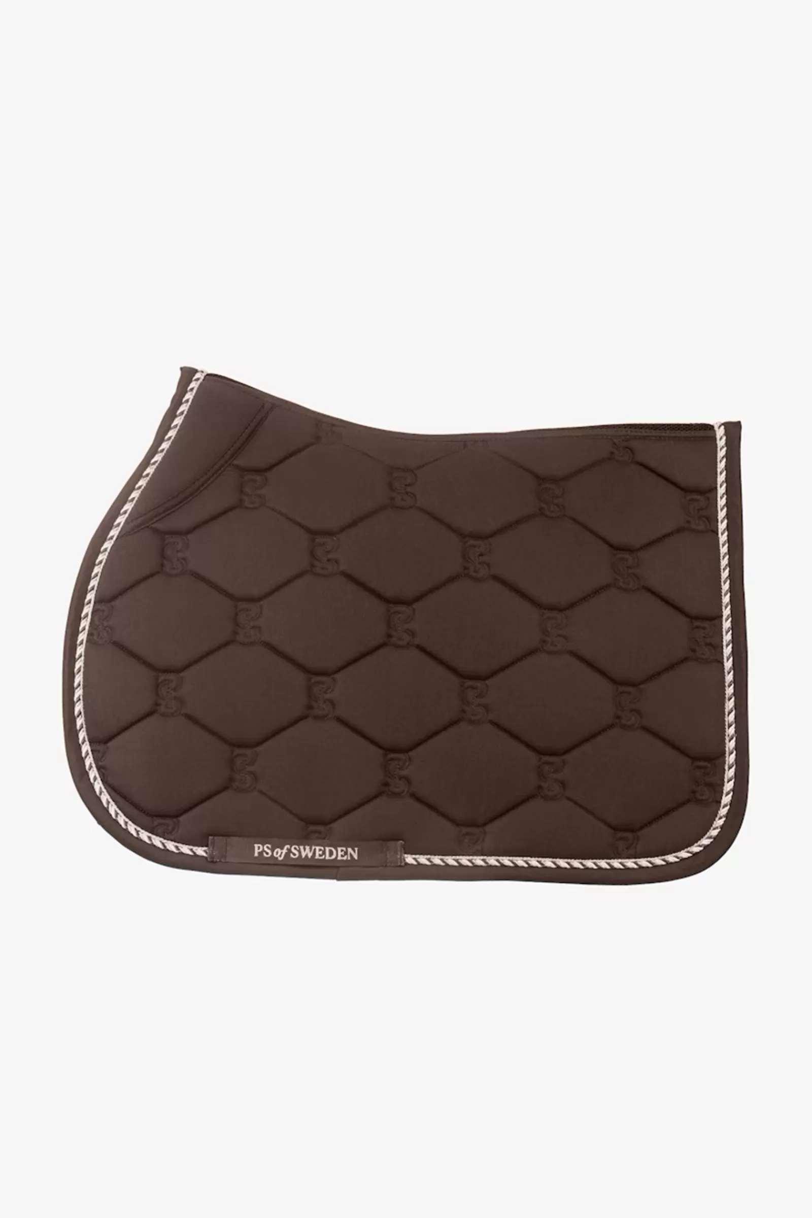 Cheap psofsweden Ps Of Sweden Cotton Signature Jump Saddle Pad Coffee Liqueur