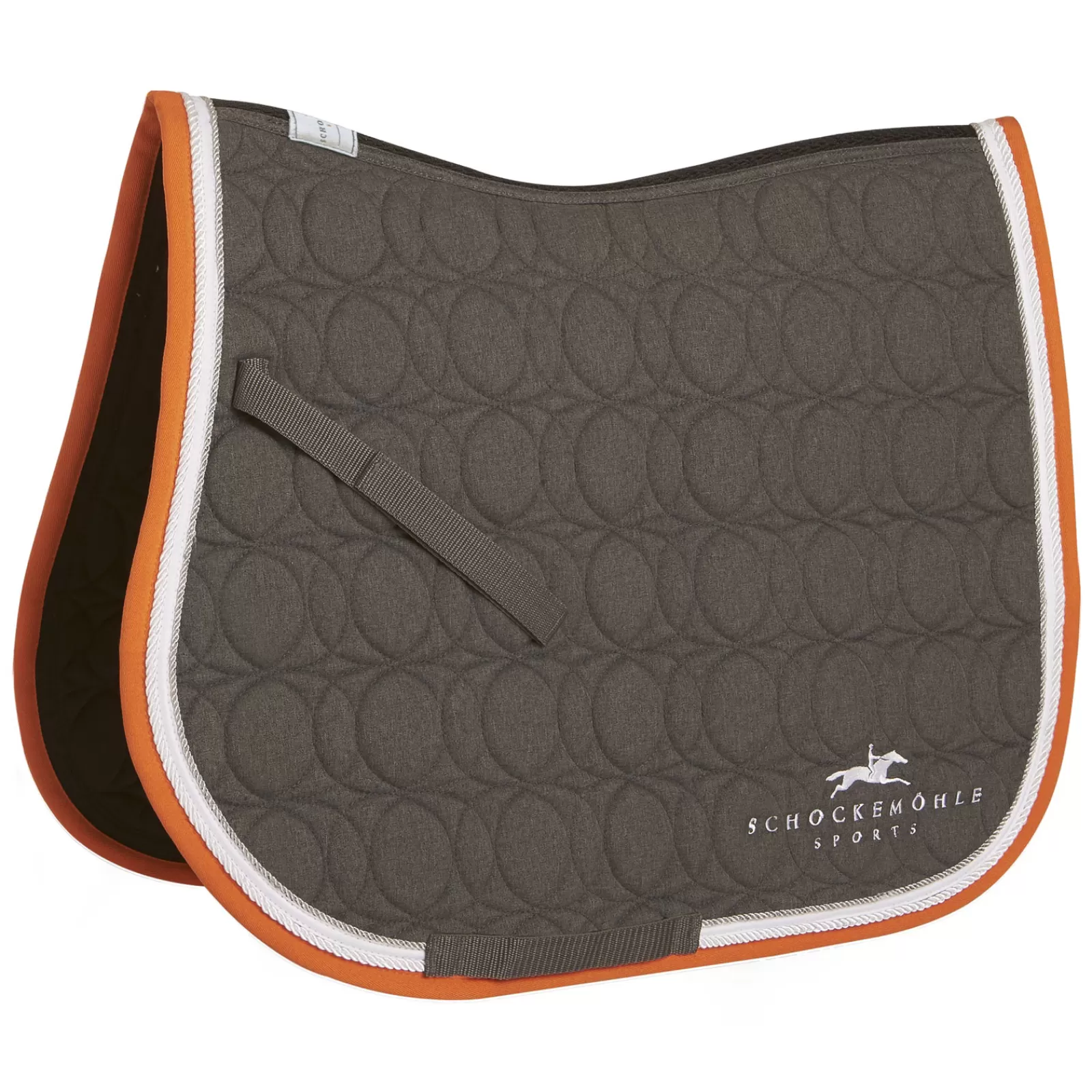 Best schockemohle Air Cool Springzadeldek Sl Ii Grey Melange/Orange