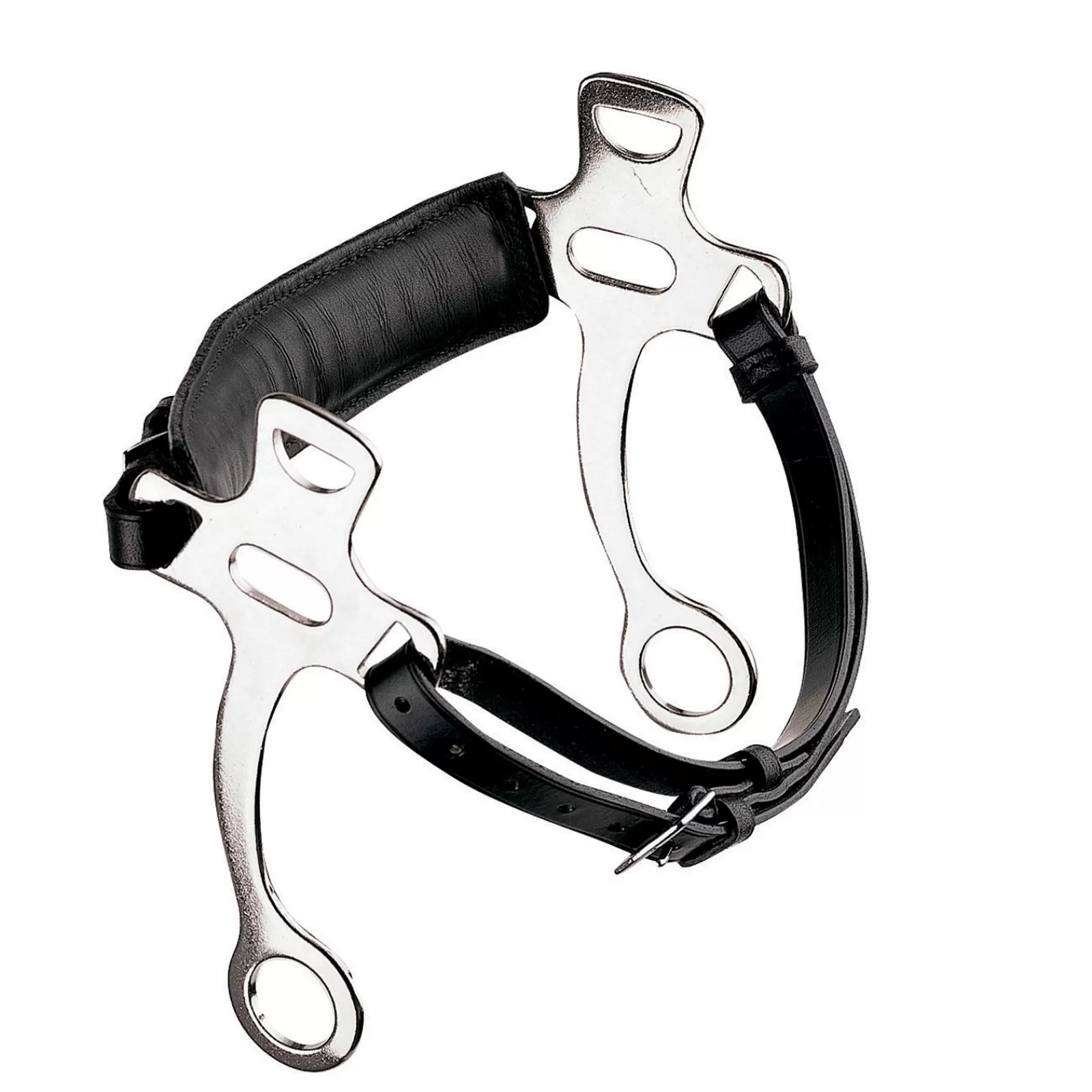 Cheap sprenger Hackamore Met Leren Riem Black