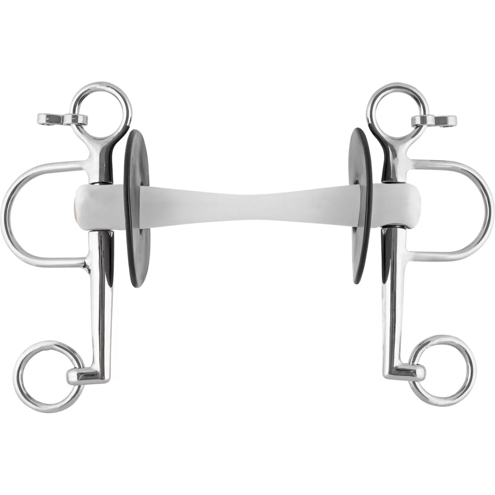 sprenger Nathe Pelham 20 Mm, Met Flexibele Mullen Mouth, Lange Knevels (Onderkaak 7 Cm Ring)- Pelham