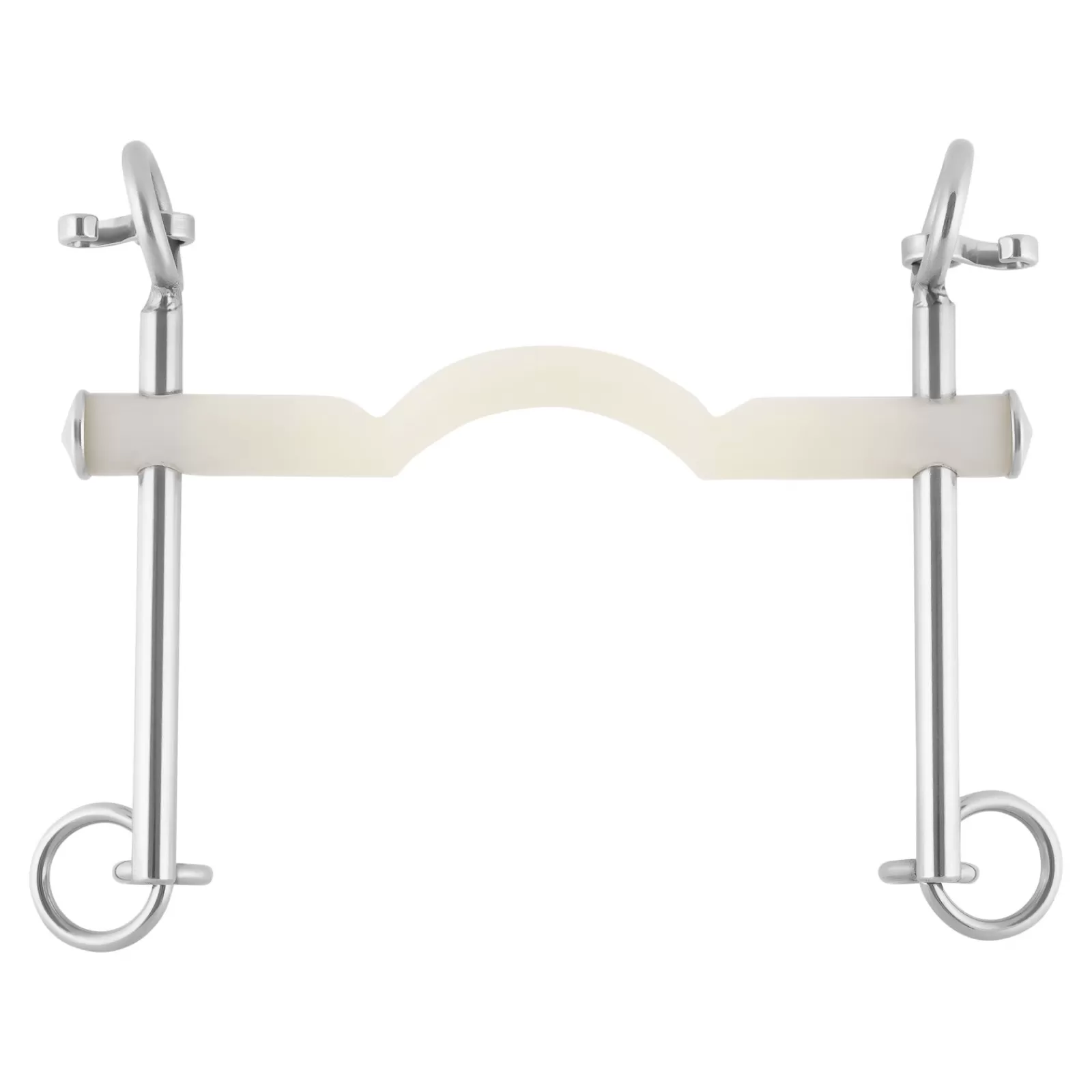 sprenger Nathe Stang 15 Mm, Met Tongboog, Lange Knevels (Onderste Knevel 7 Cm)- Dressuurstangen