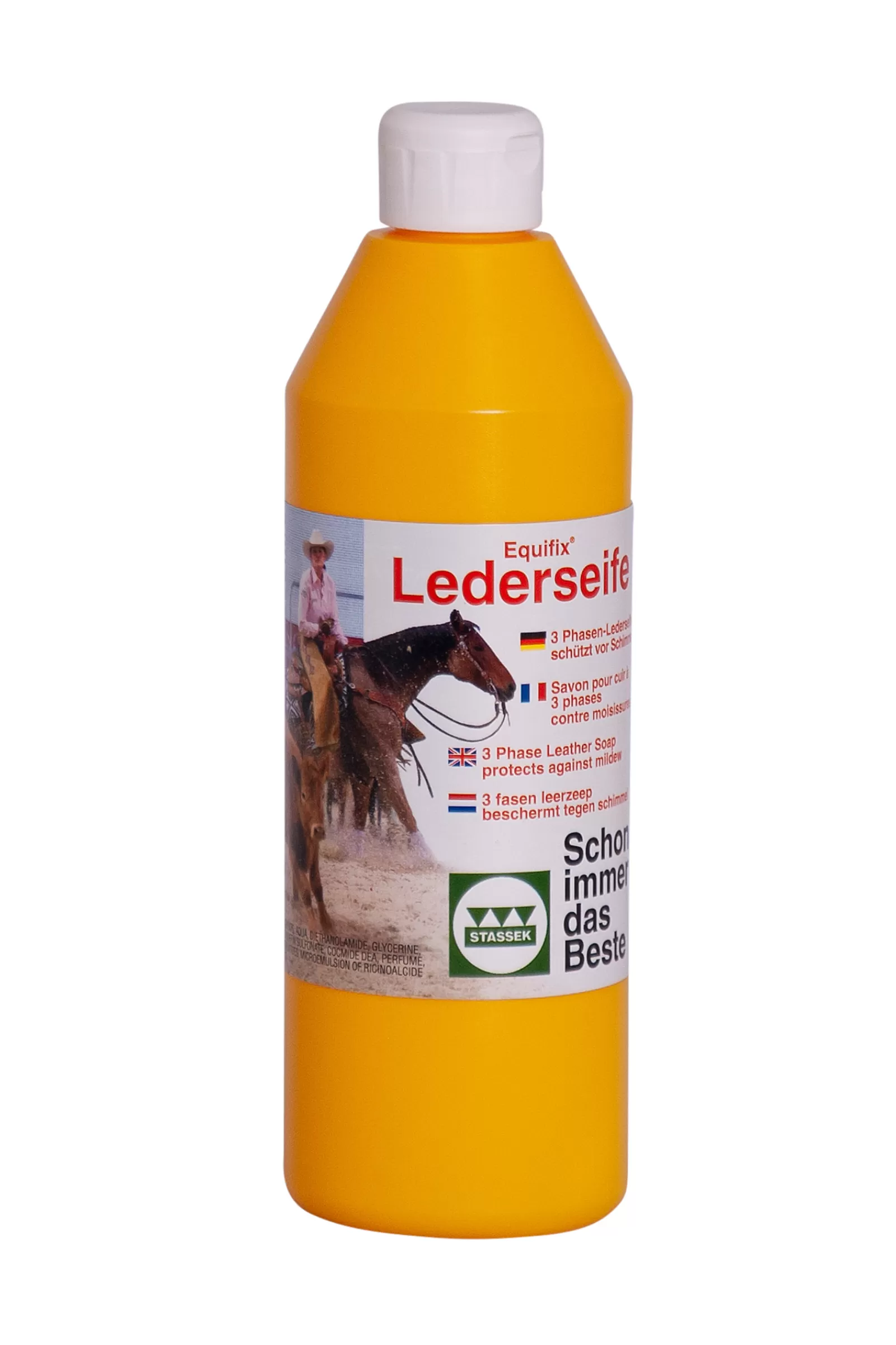 Cheap stassek Equifix Driefasige Lederzeep, 500 Ml Yellow/Brown