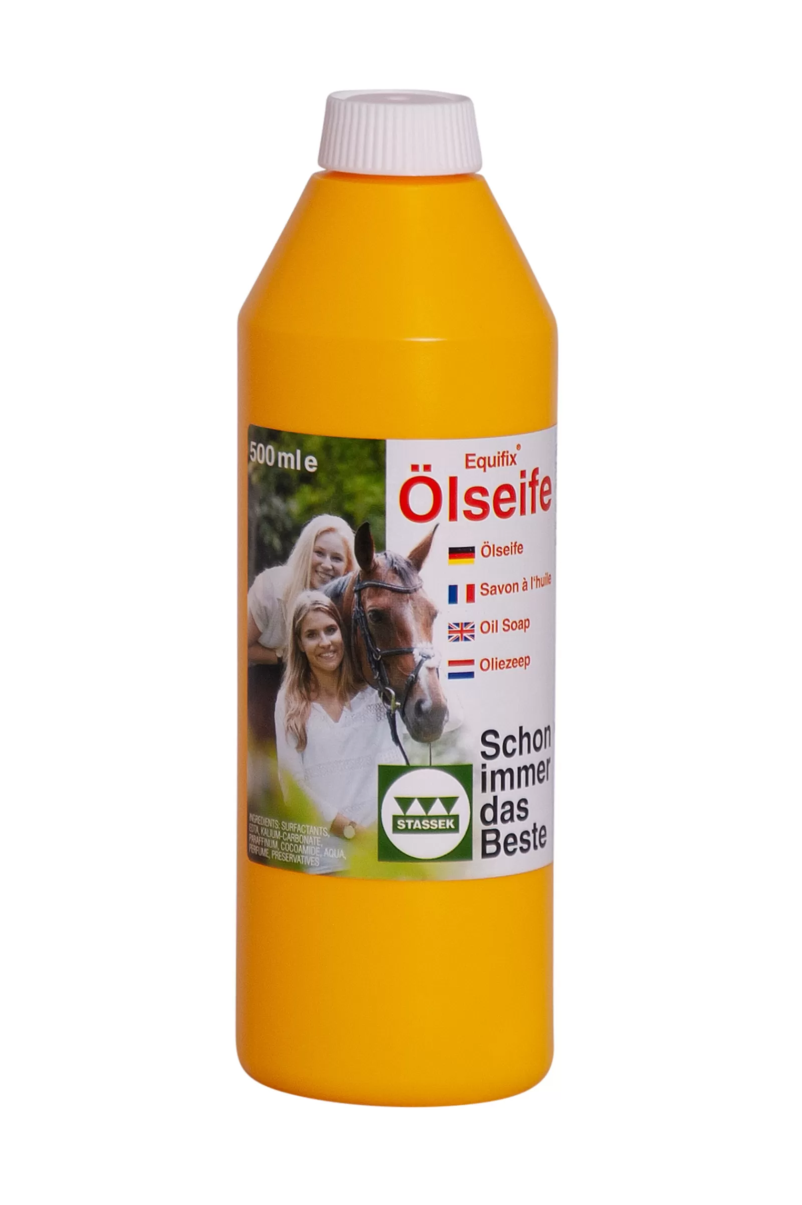 Outlet stassek Equifix Vloeibare Oliezeep, 500 Ml Yellow/Brown