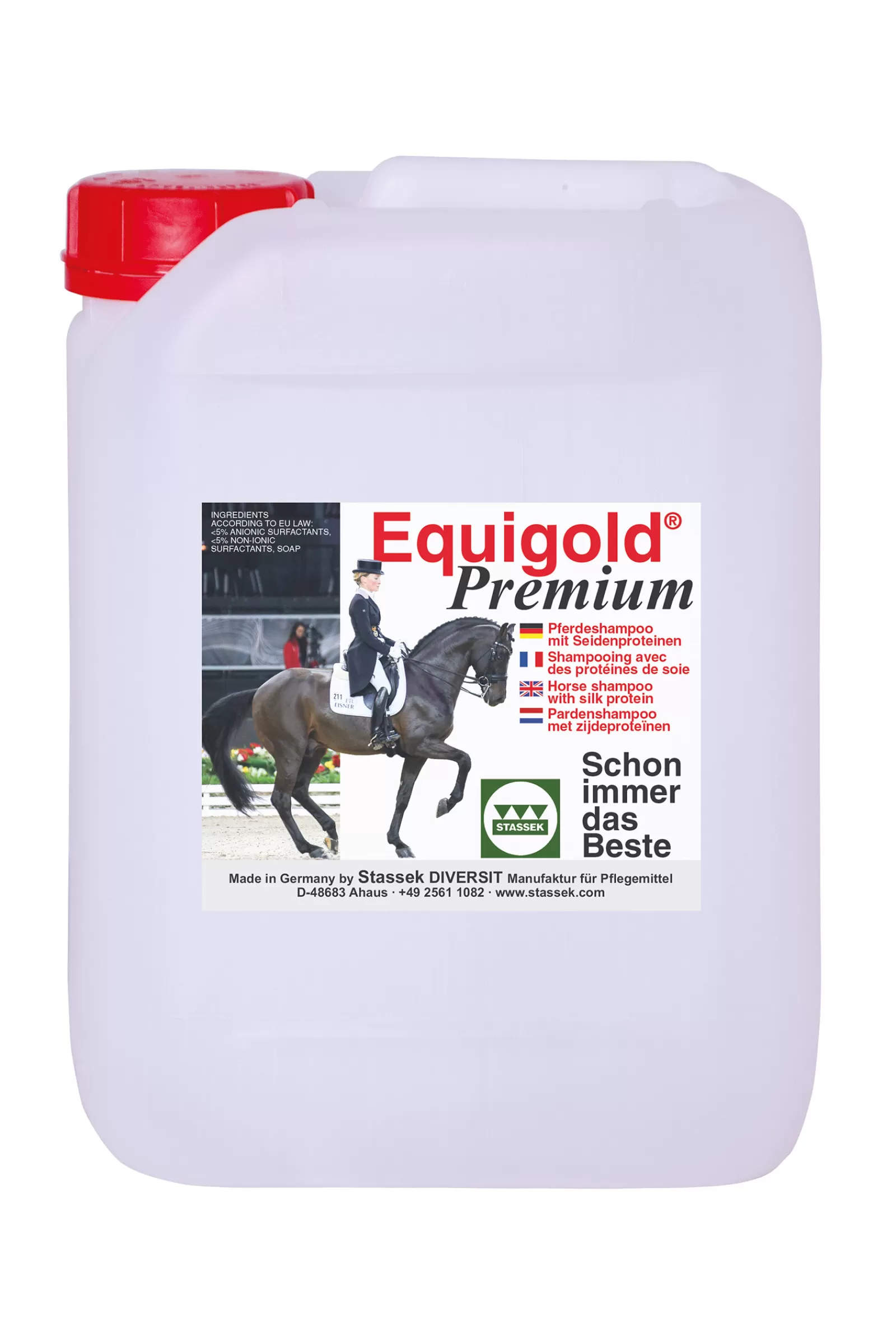 Store stassek Equigold Premium Paardenshampoo, 2 Liter Yellow