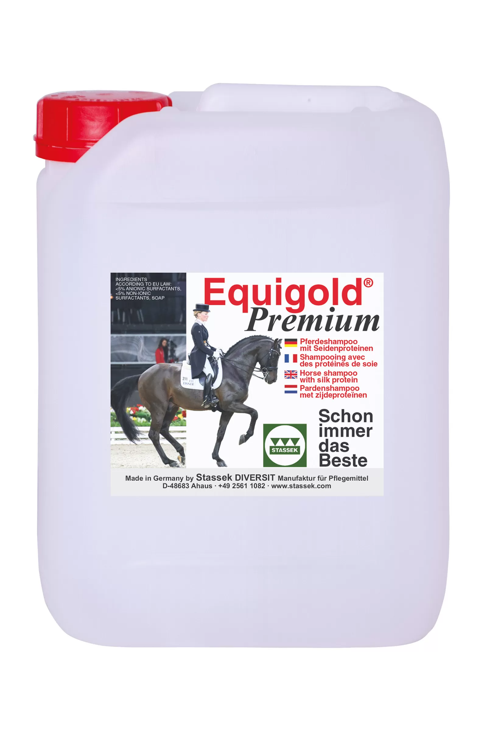 Clearance stassek Equigold Premium Paardenshampoo, 5 Liter Yellow