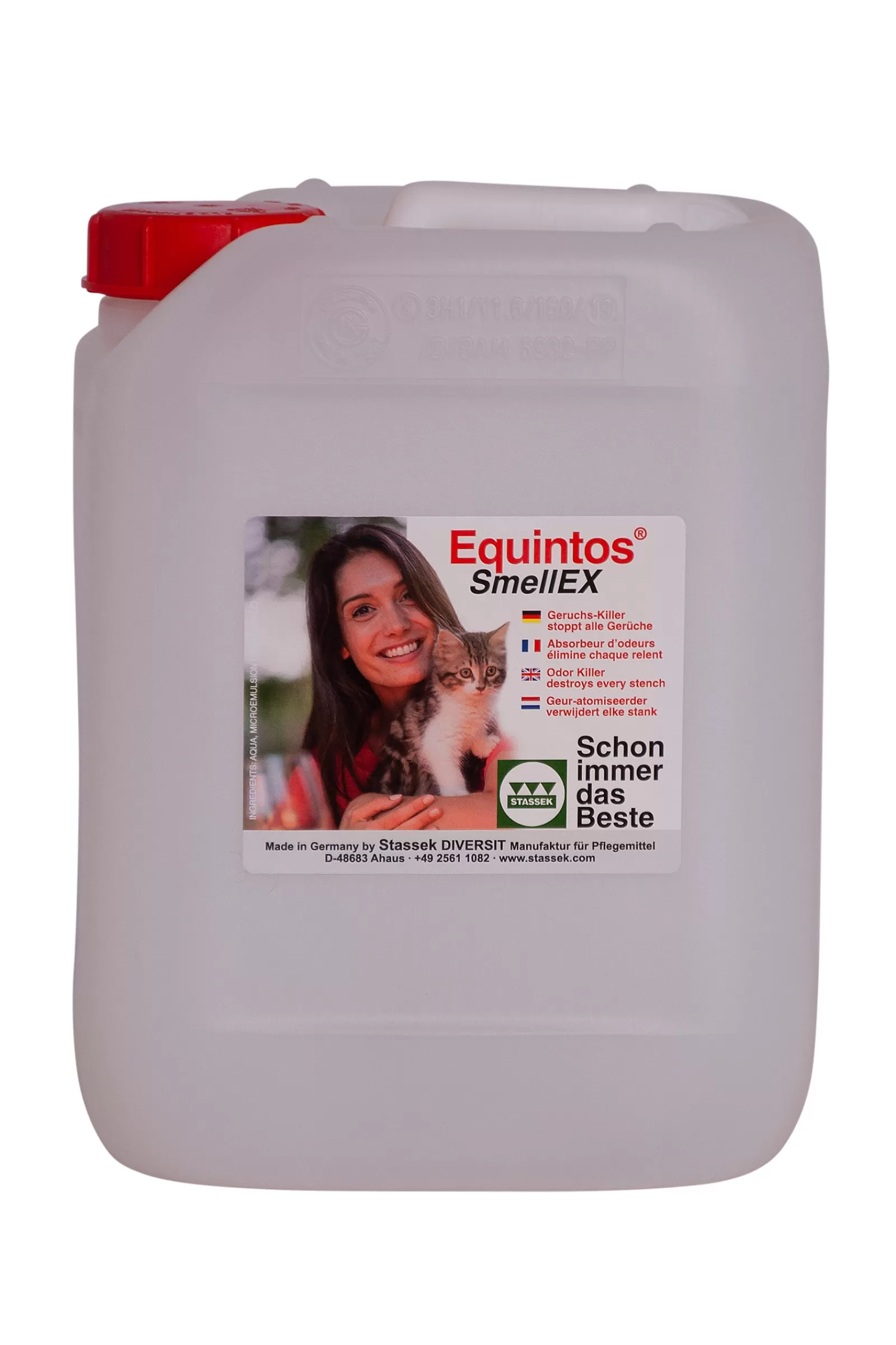 Best stassek Equintos Smellex Geurverdelger, 2 Liter Clear