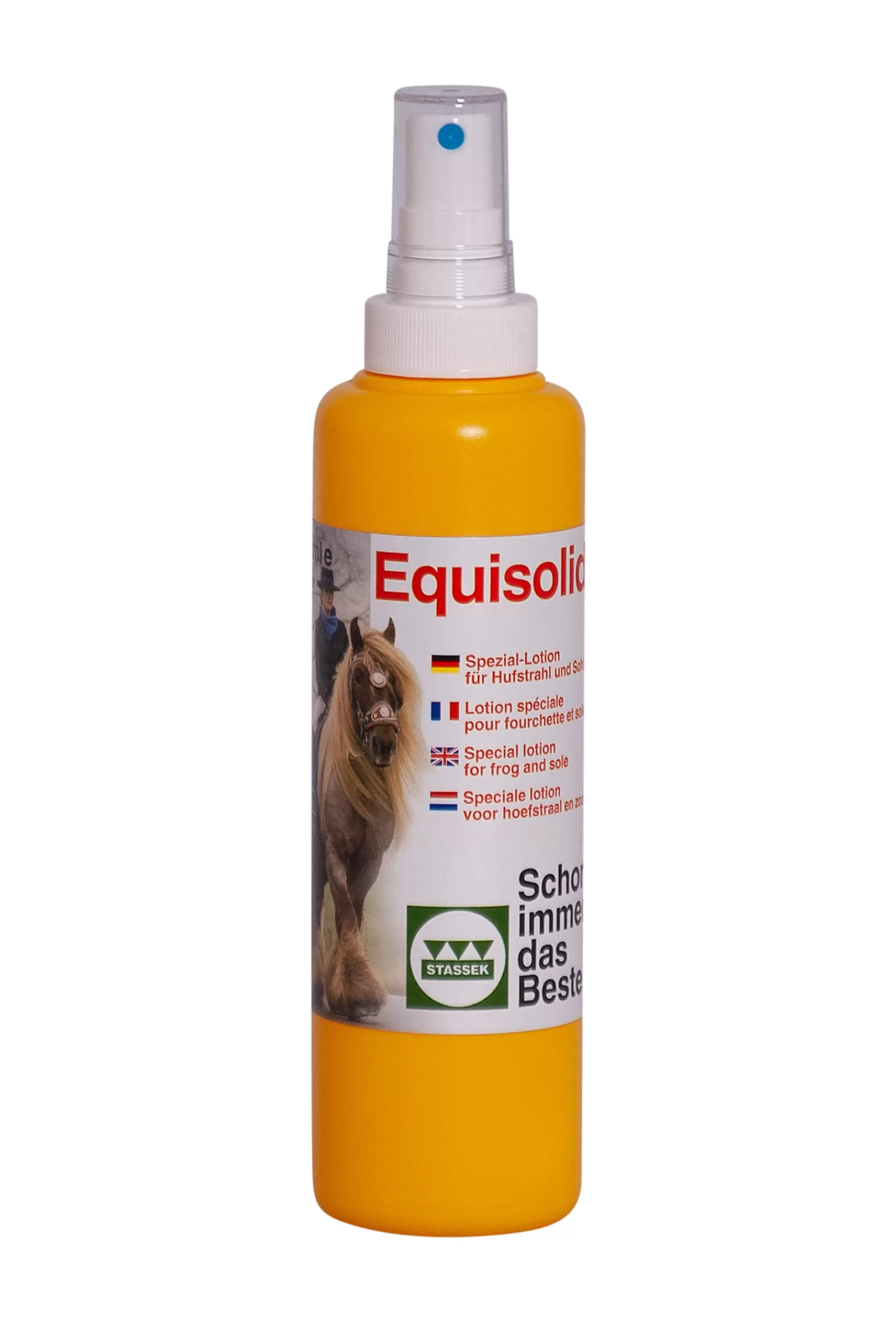Clearance stassek Equisolid Hoefstraal En Zool Lotion Met Sproeikop, 250 Ml Yellow/Brown