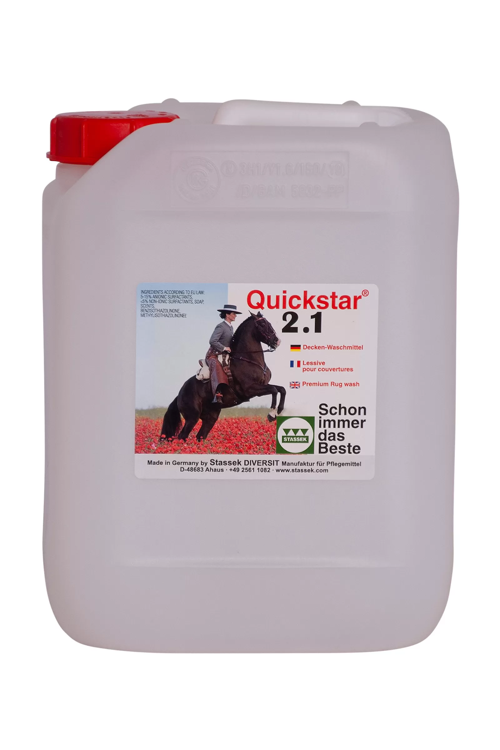 Shop stassek Quickstar 2.1 Premium Reinigingsmiddel Voor Dekens En Zadeldekens, 2 Liter Clear