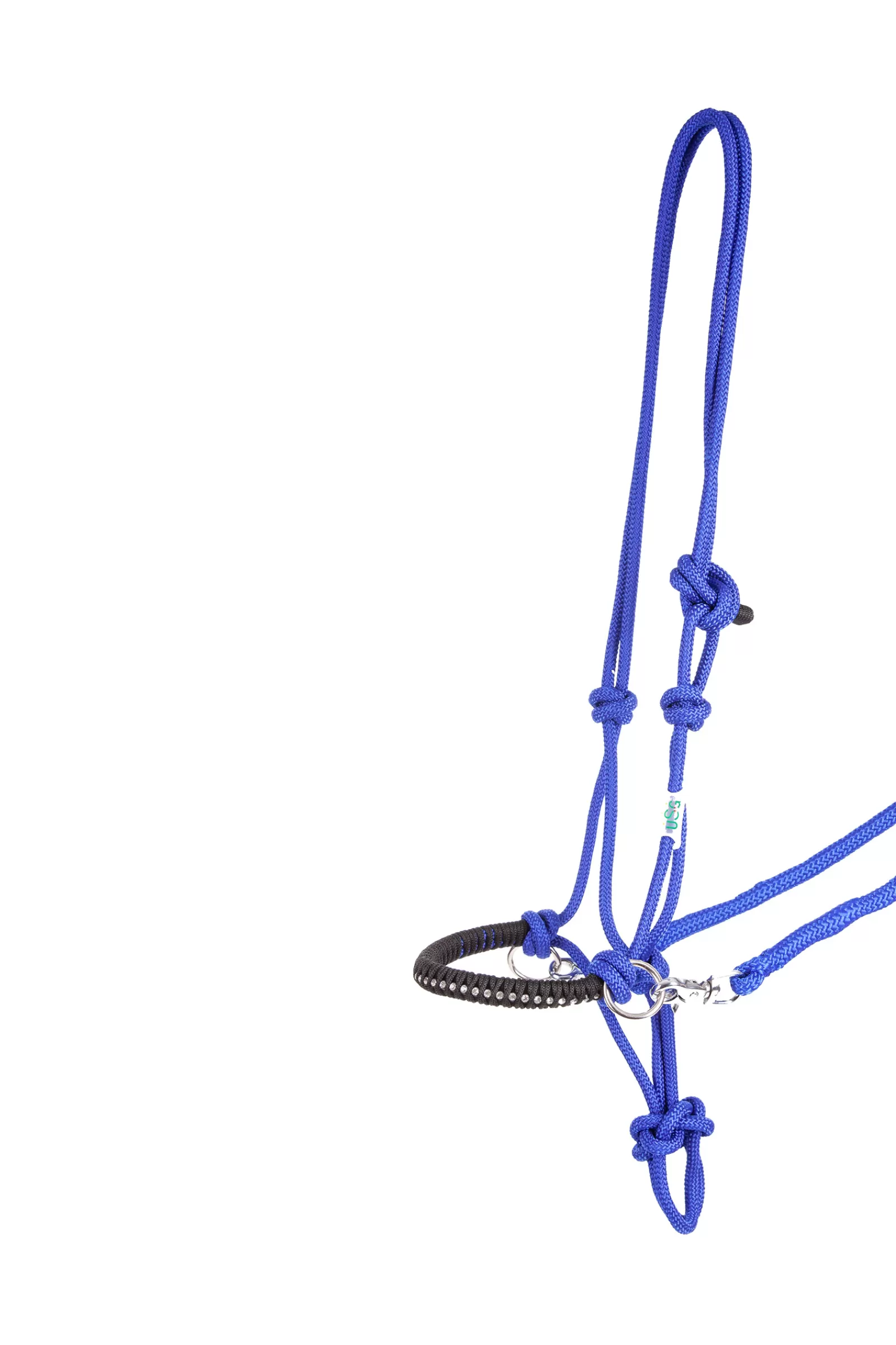 usg Knotted Rope Halter With Reins- Halsters