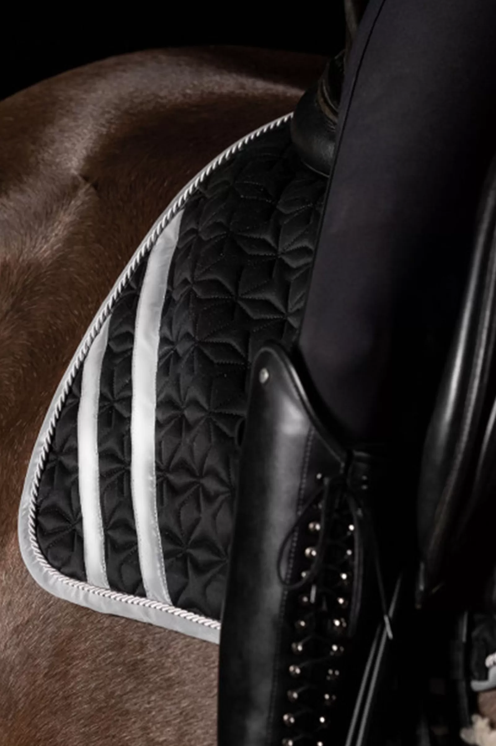 Shop waldhausen Reflex Jumping Saddle Pad Black/ Reflex