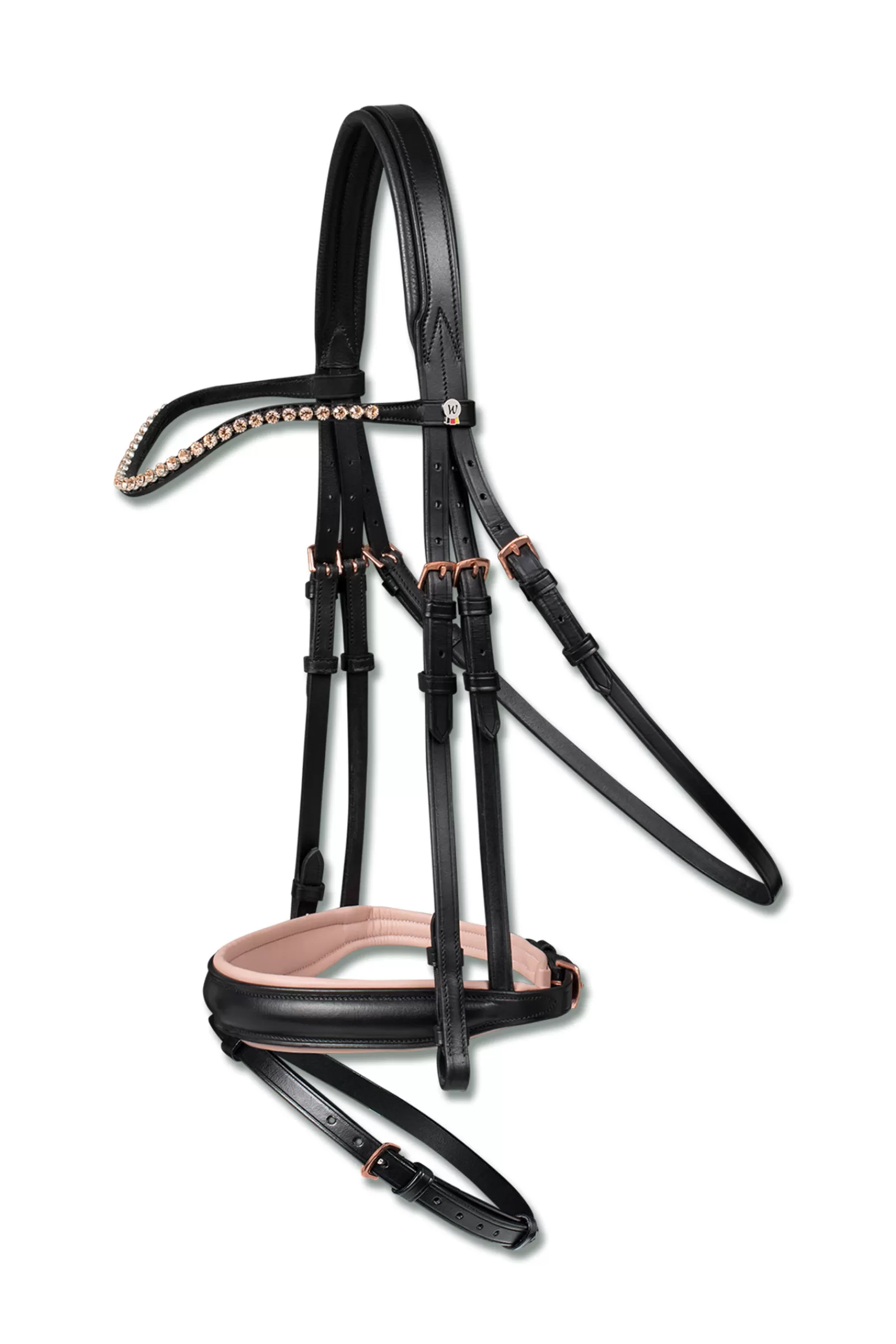 Best waldhausen X-Line Bridle Rose Black/Pink