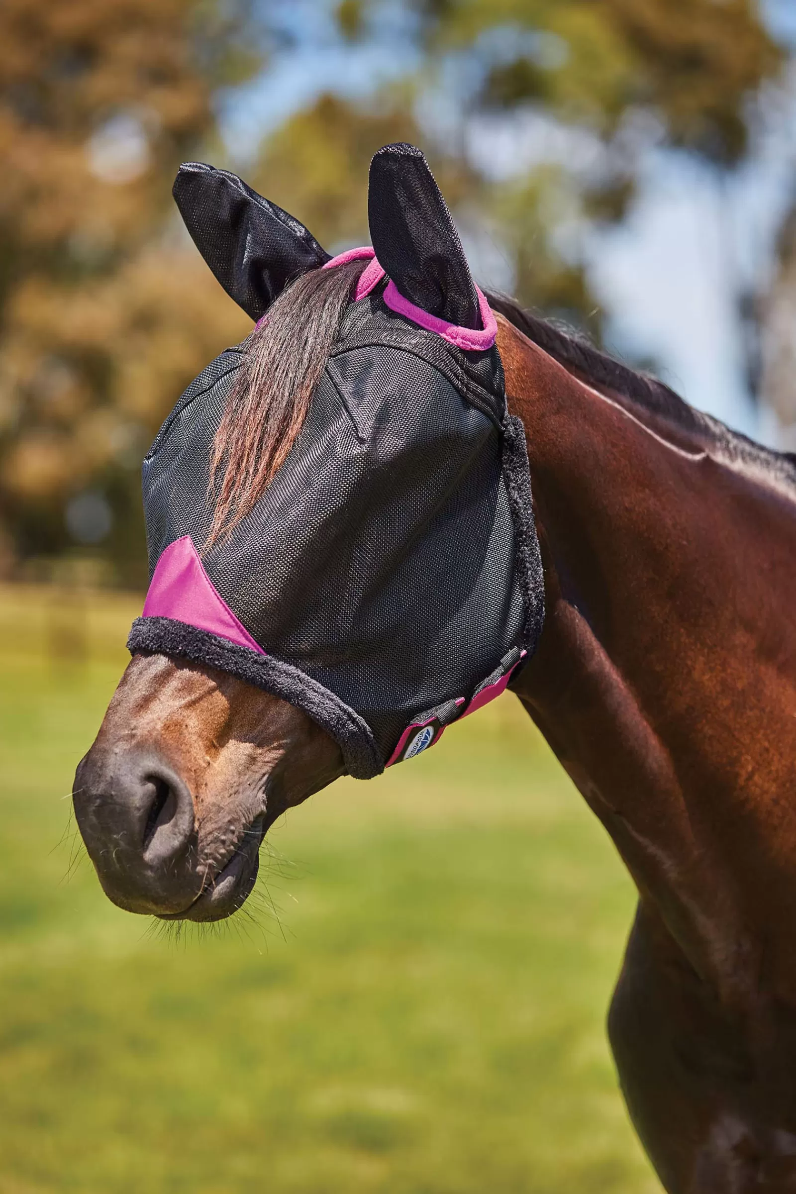 weatherbeeta Comfitec Deluxe Durable Mesh Mask With Ears- Vliegenmaskers & Vliegenfrontriemen