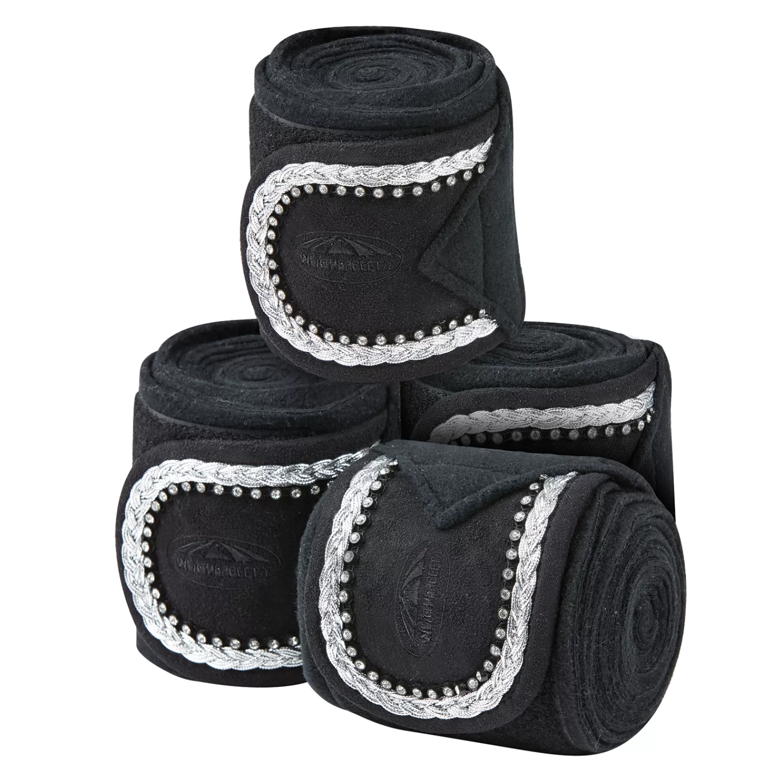 weatherbeeta Fleece Bling Bandages 3,5 Meter (Set Van 4)- Bandages